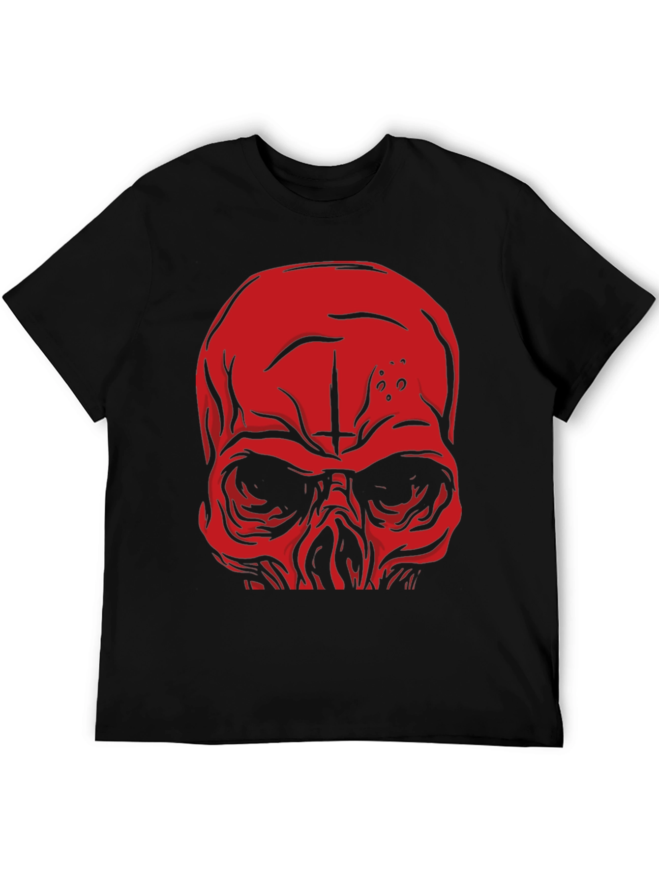 Skull Graphic Tee - Mens Black T-Shirt