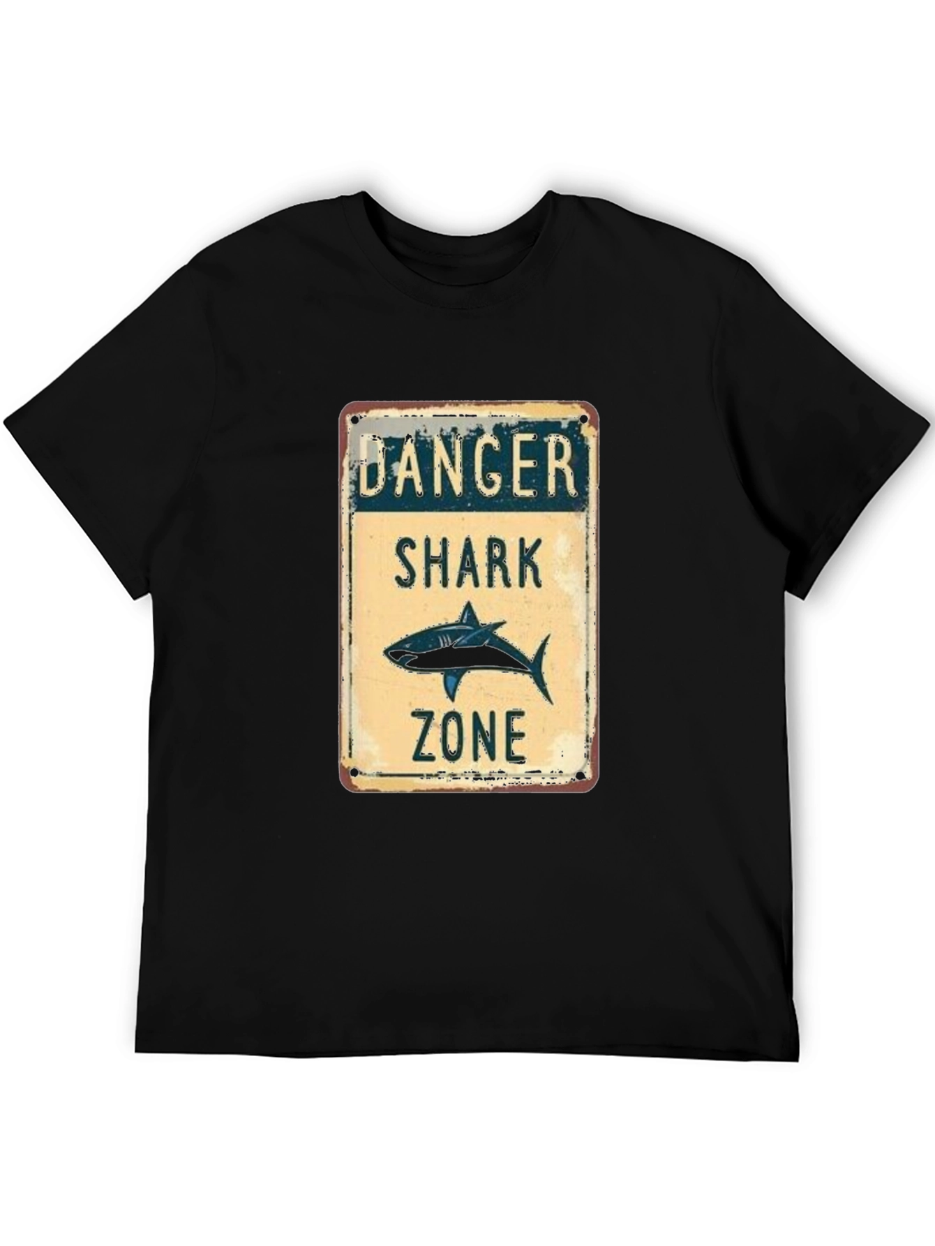 Danger Shark Zone Graphic Tee - Stylish Shark Lover T-Shirt