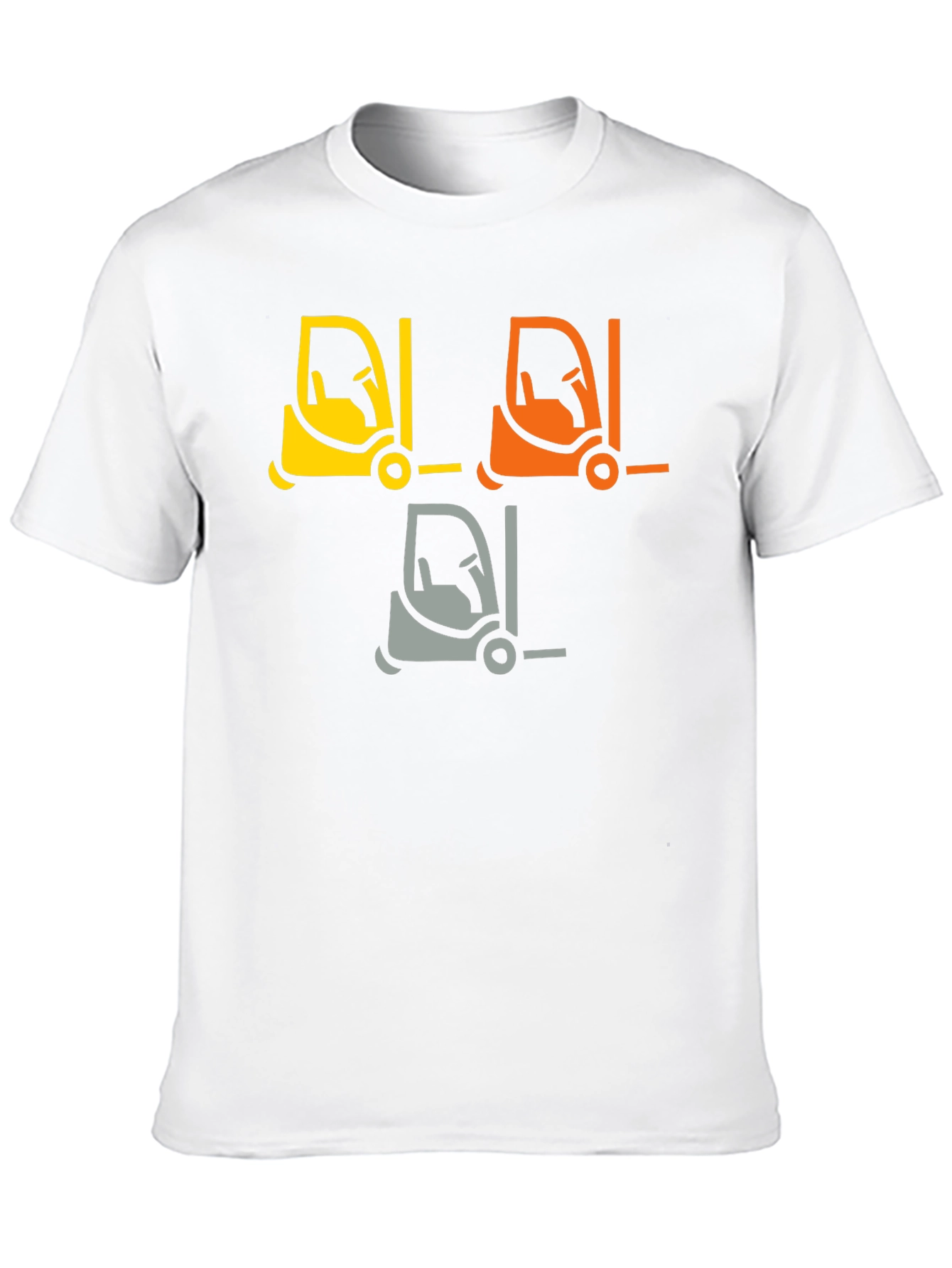 Forklift Graphic Tee - Black Cotton T-Shirt