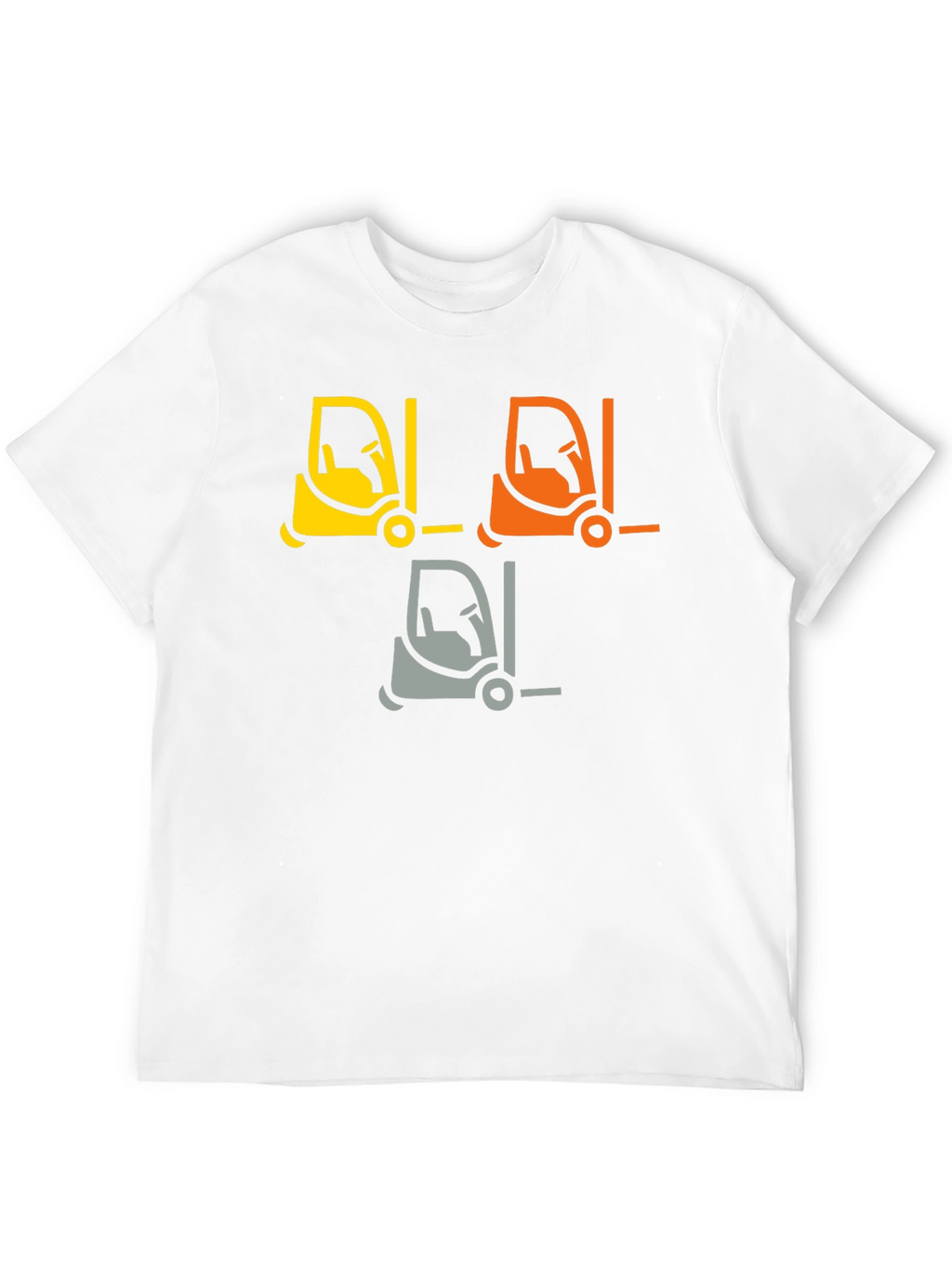 Forklift Graphic Tee - Black Cotton T-Shirt
