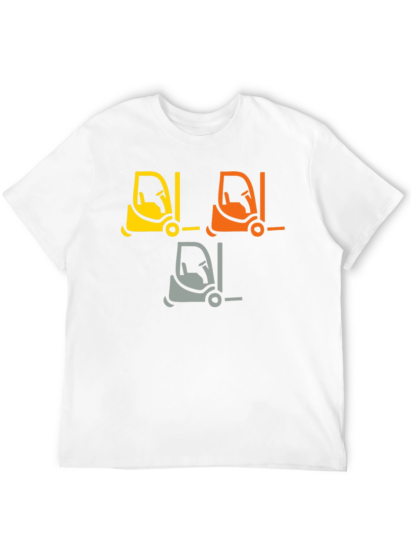 Forklift Graphic Tee - Black Cotton T-Shirt