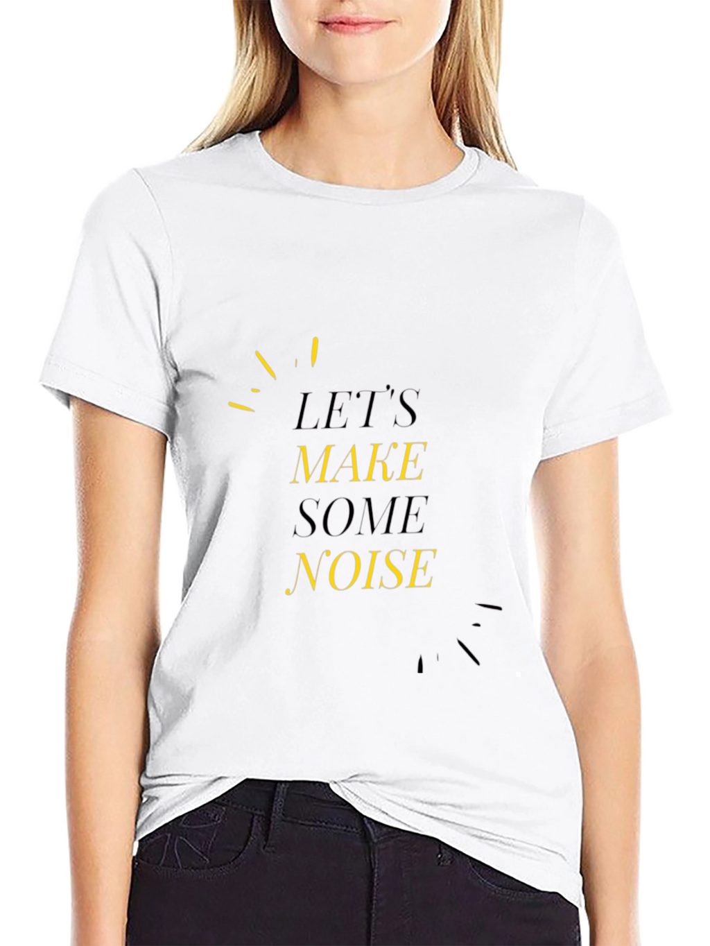 Lets Make Some Noise Black Tee