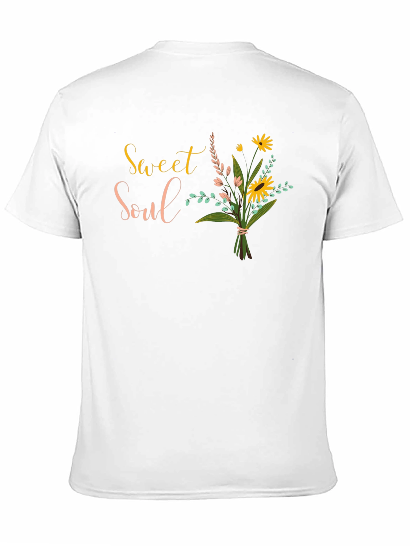 Sweet Soul Floral Graphic Black T-Shirt
