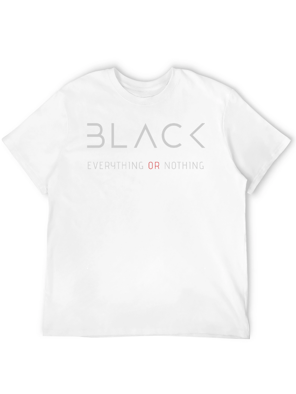 Black Everything or Nothing Graphic Tee