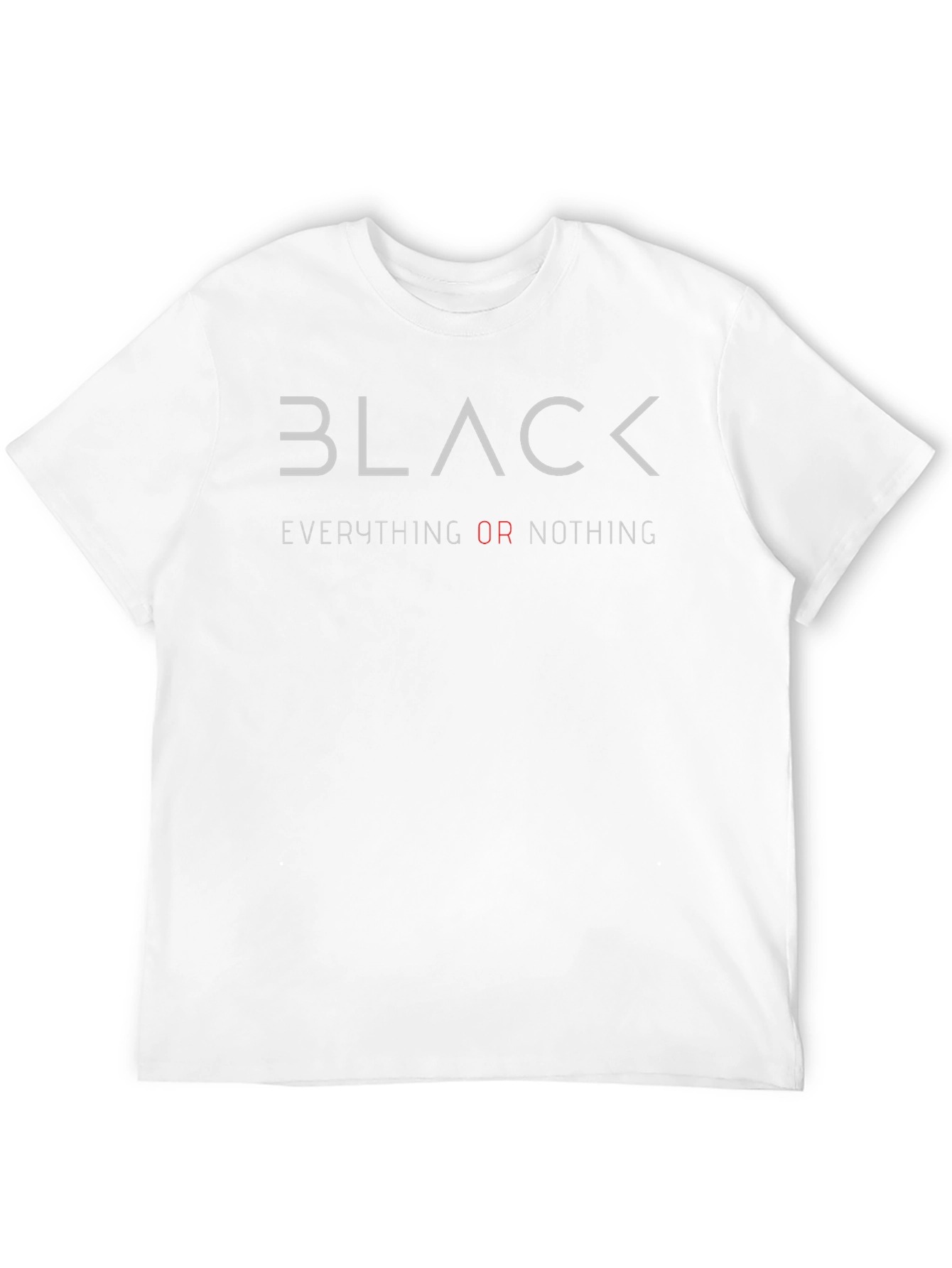 Black Everything or Nothing Graphic Tee
