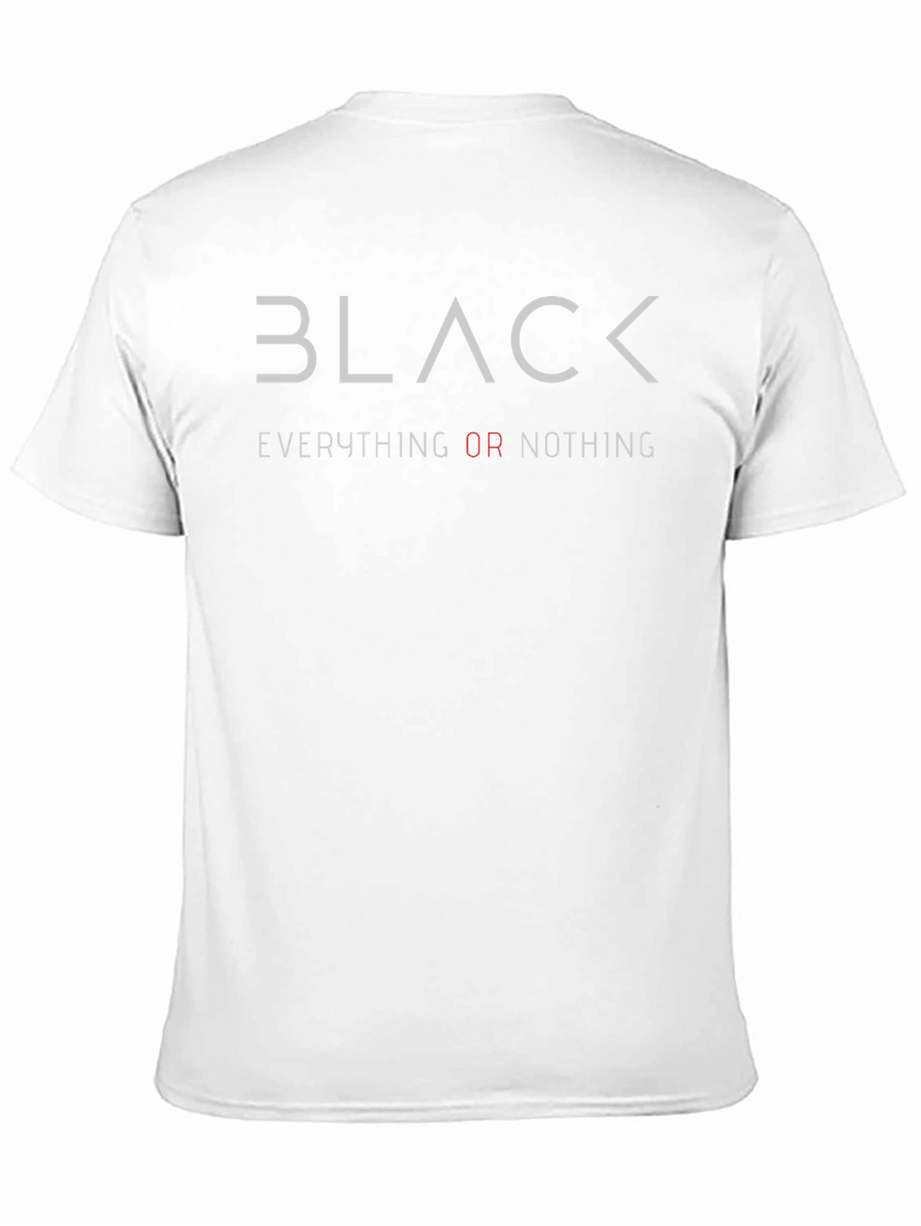 Black Everything or Nothing Graphic Tee