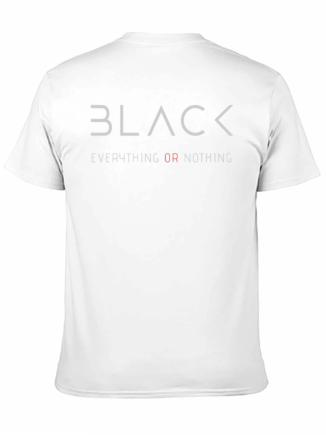 Black Everything or Nothing Graphic Tee