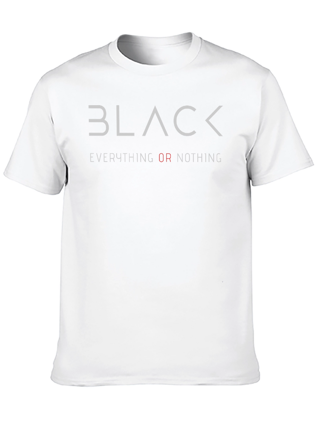 Black Everything or Nothing Graphic Tee