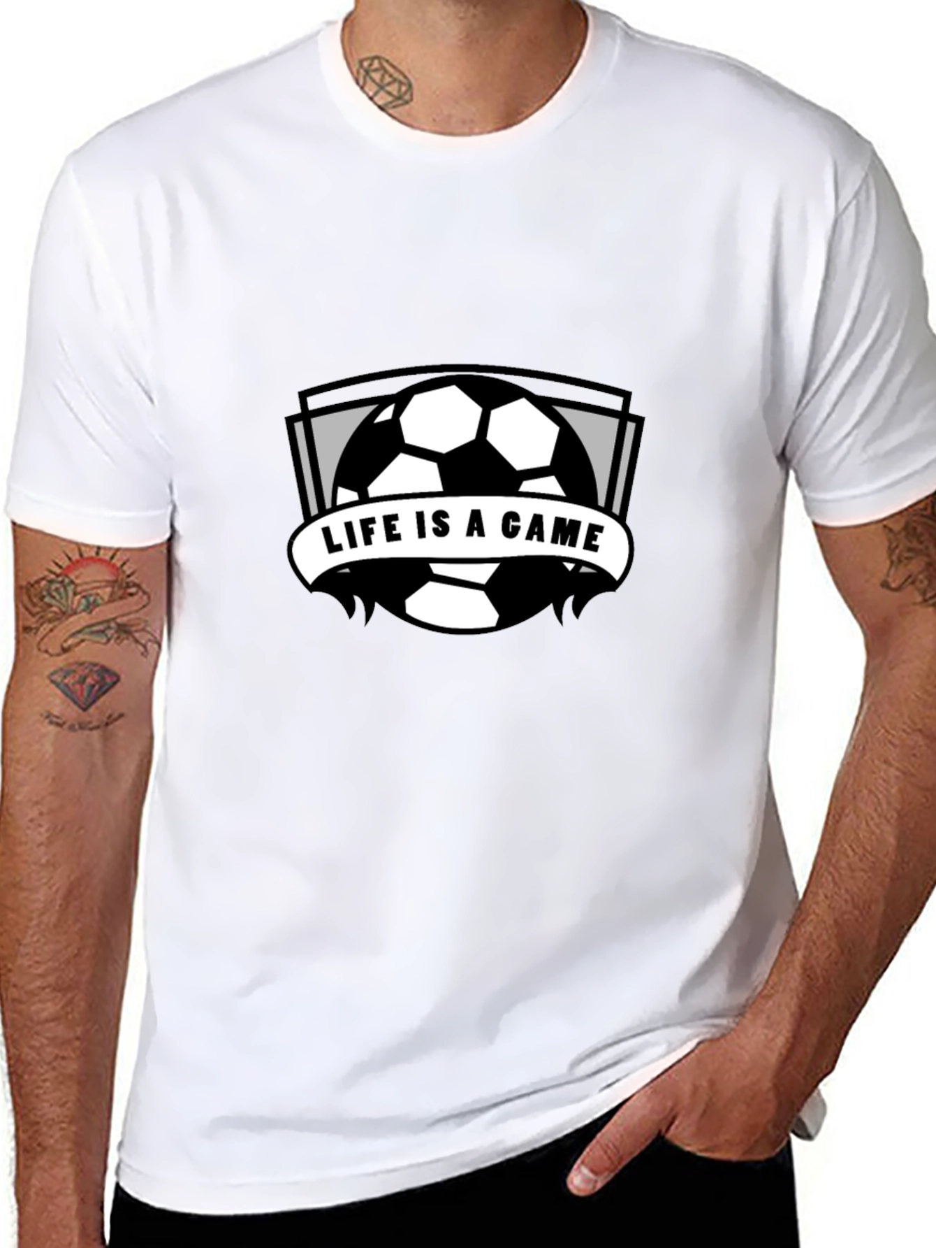 Life is a Game Soccer T-Shirt