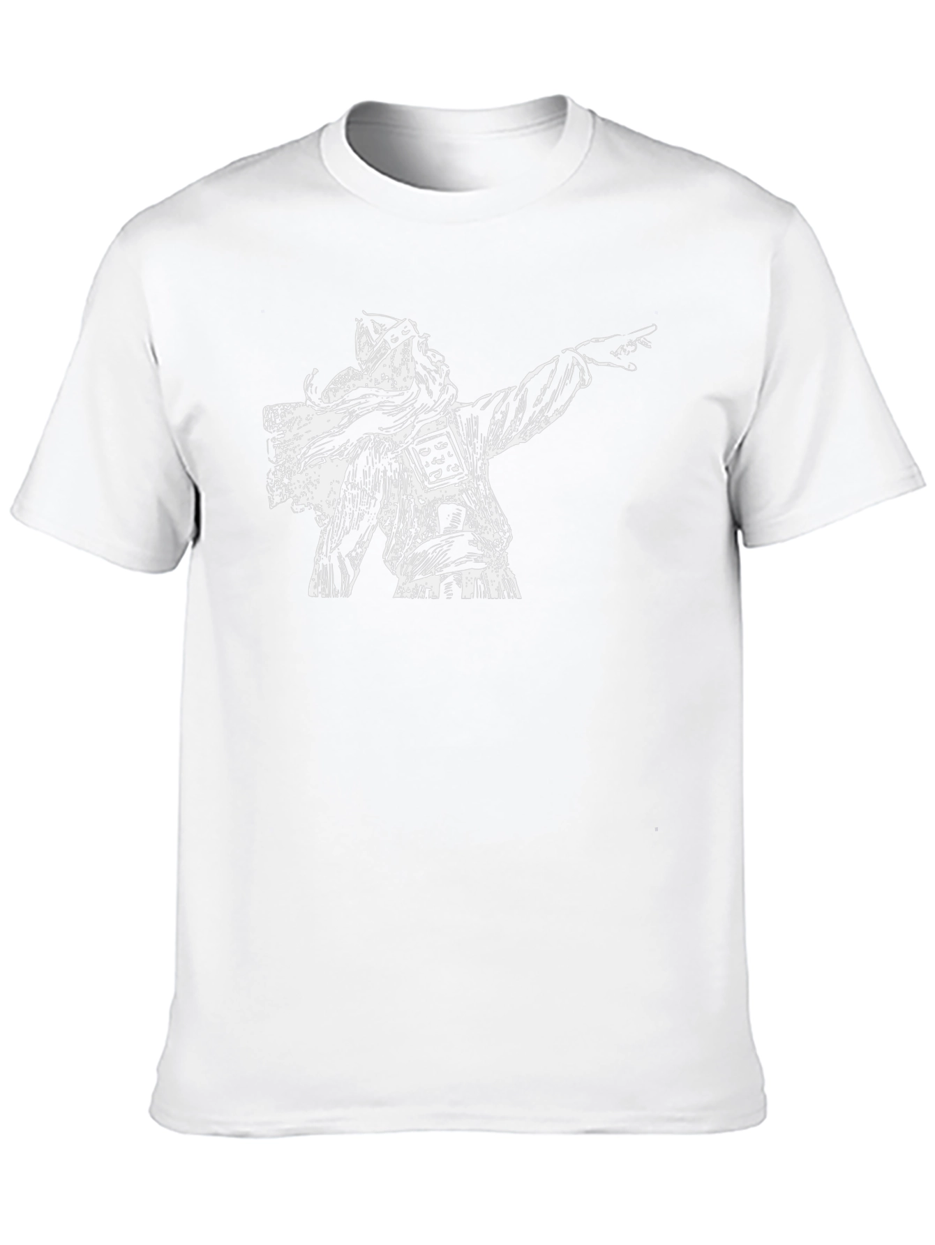 Viking Warrior Graphic Tee - Black Cotton T-Shirt