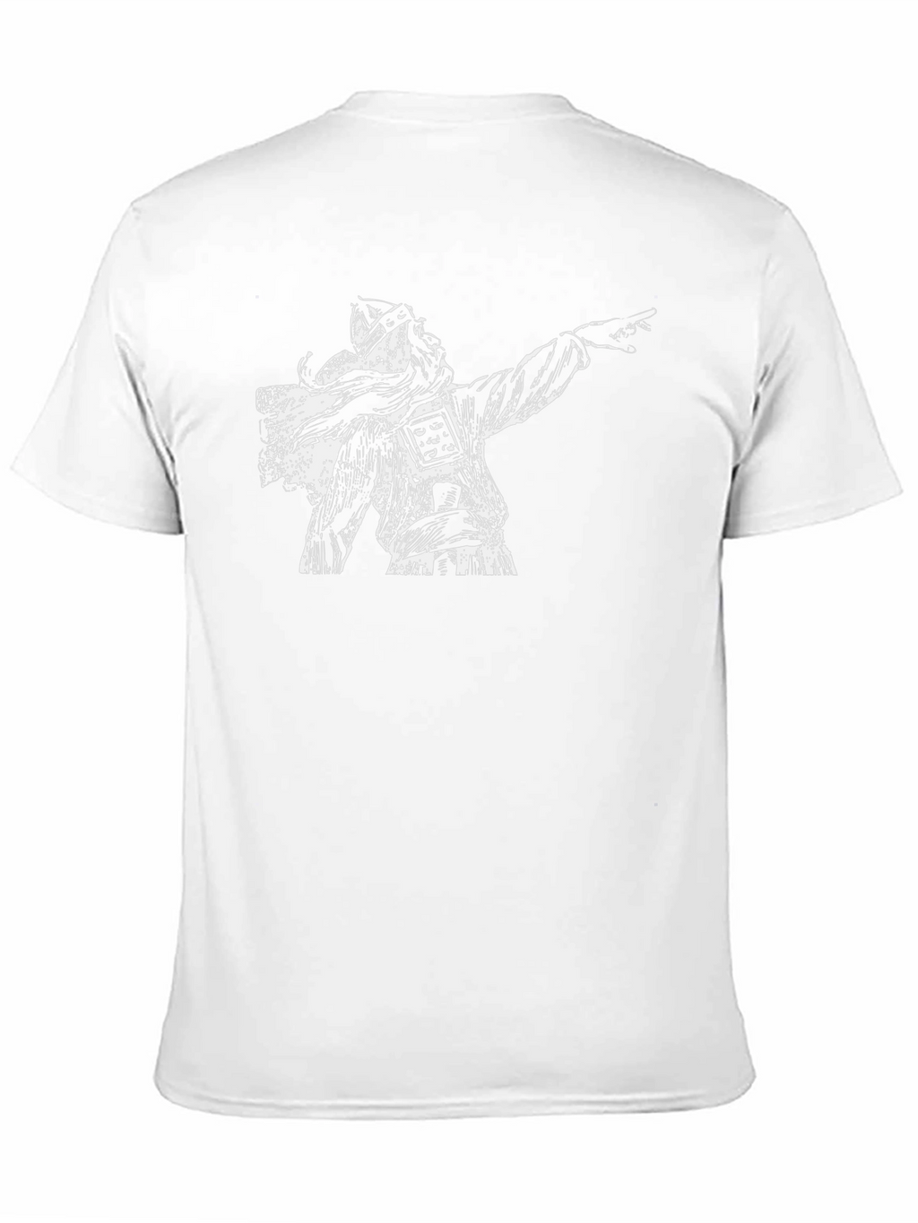Viking Warrior Graphic Tee - Black Cotton T-Shirt