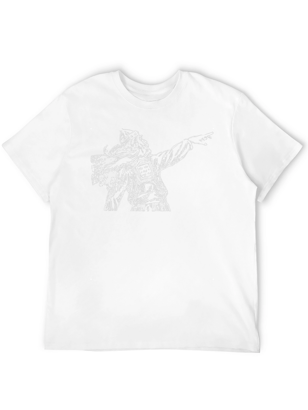 Viking Warrior Graphic Tee - Black Cotton T-Shirt