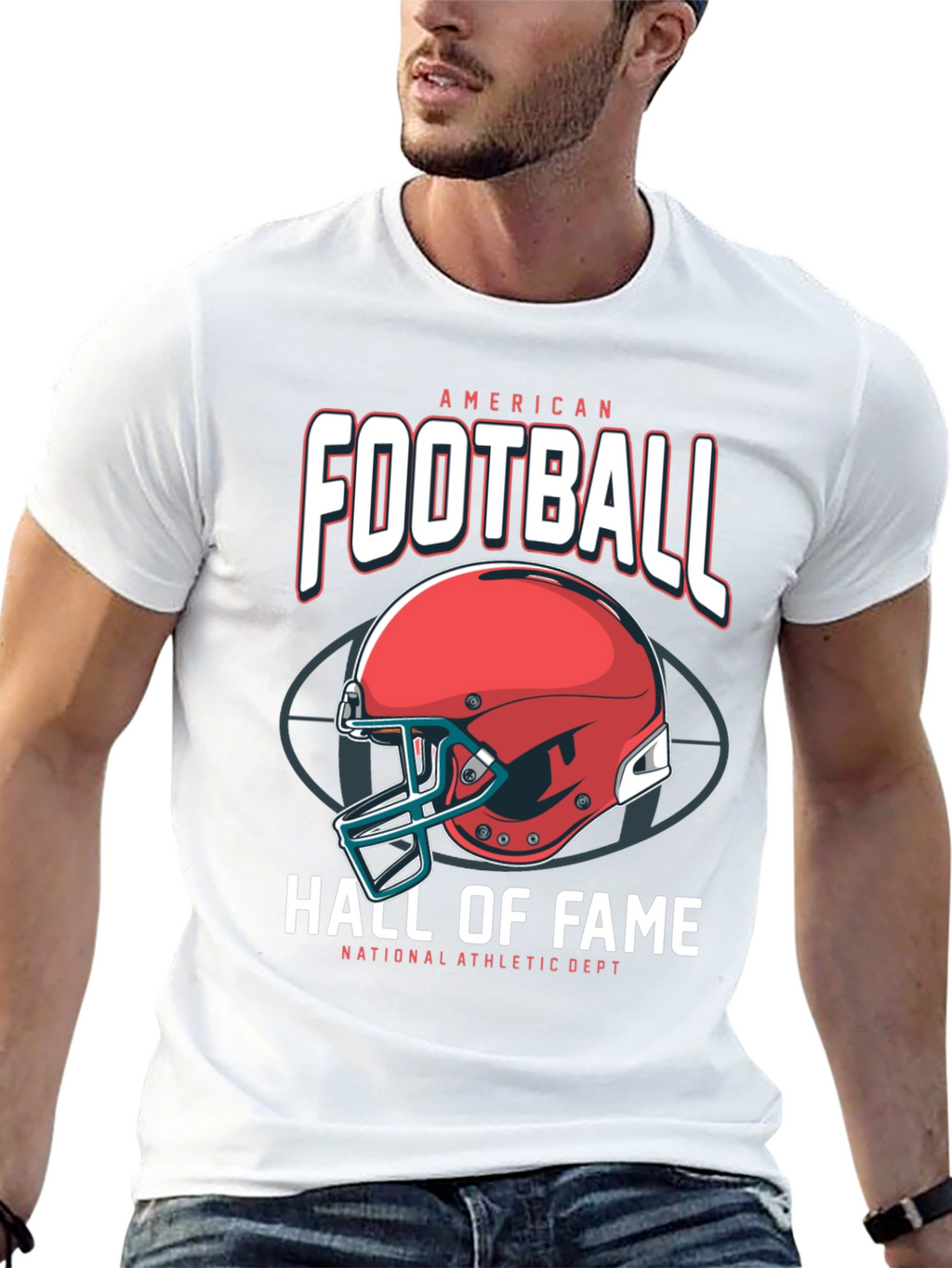 American Football Hall of Fame Graphic Tee