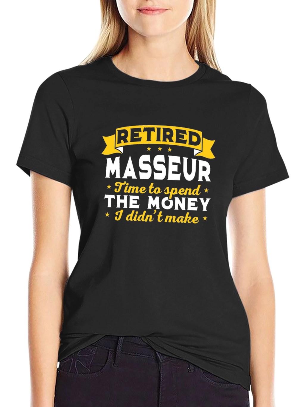 Retired Masseur T-Shirt - Time to Spend the Money!