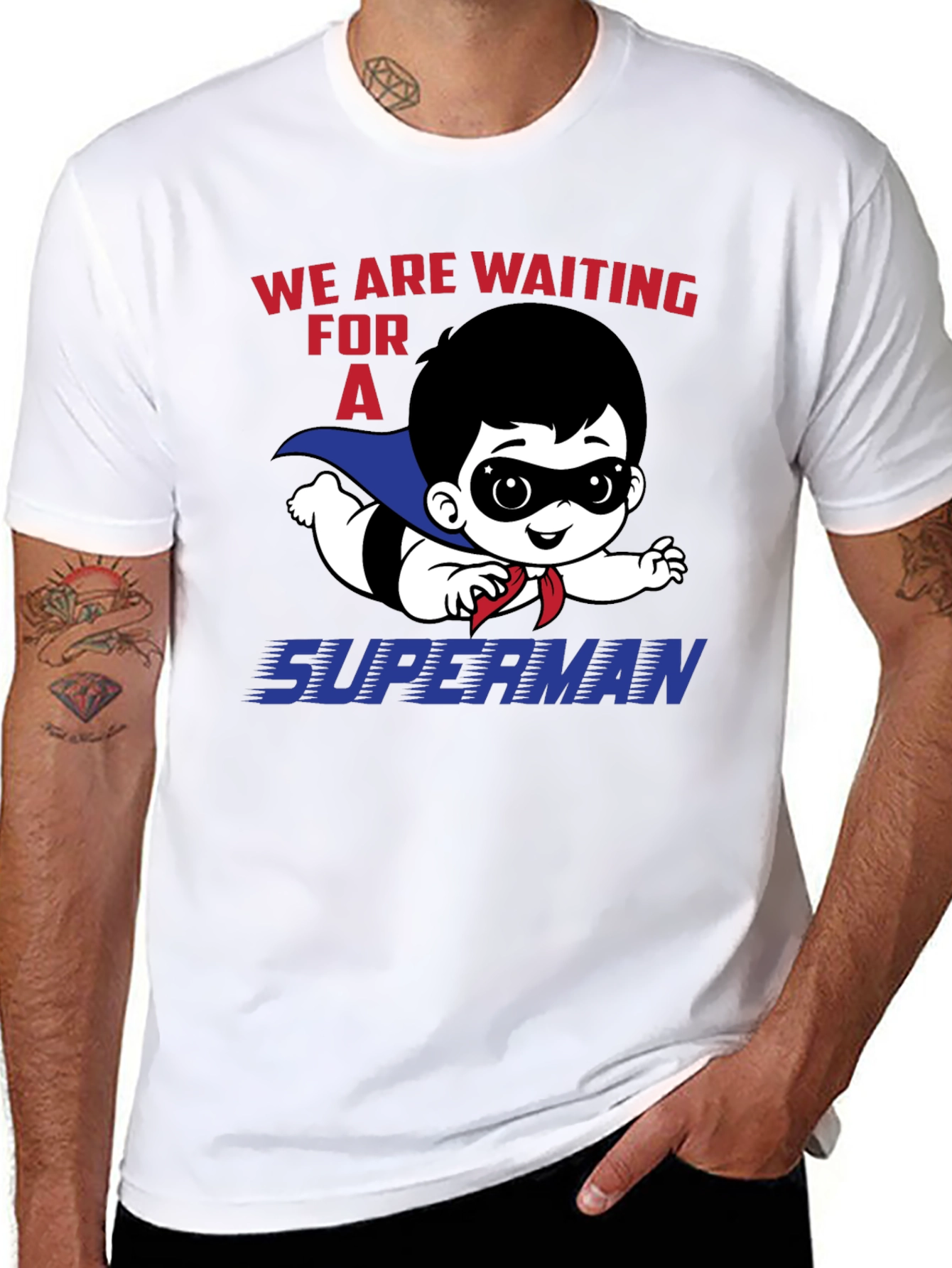 Waiting for Superman Baby T-Shirt