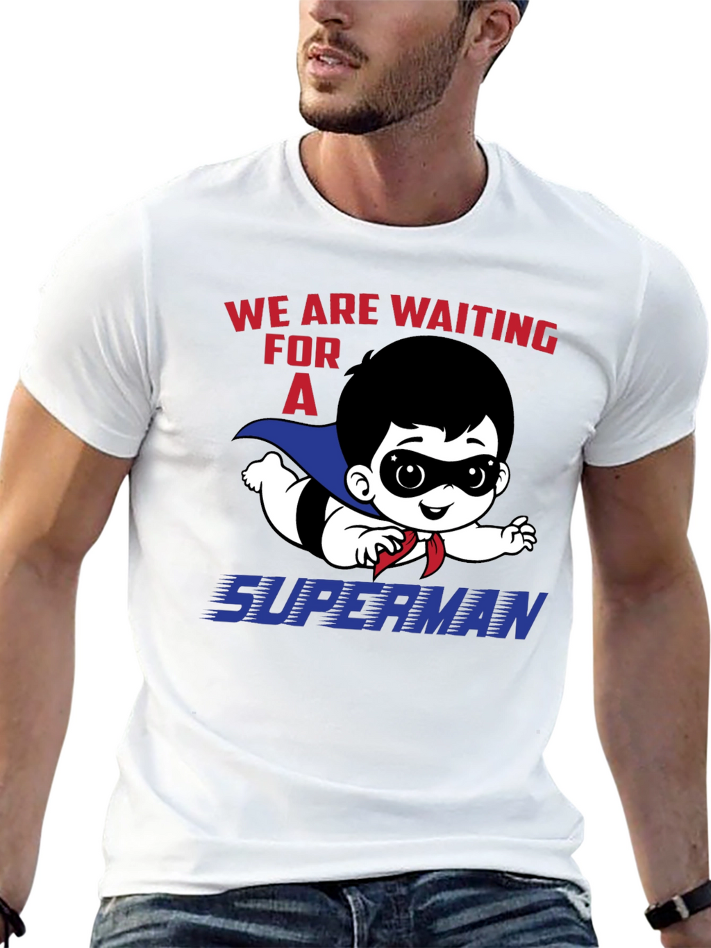 Waiting for Superman Baby T-Shirt
