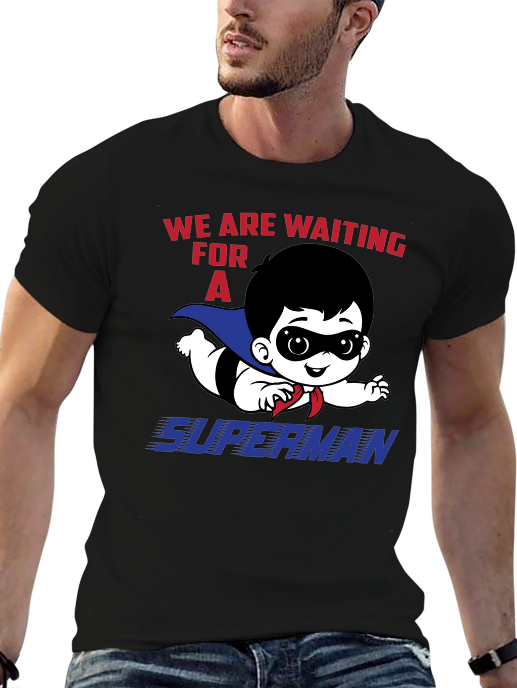 Waiting for Superman Baby T-Shirt