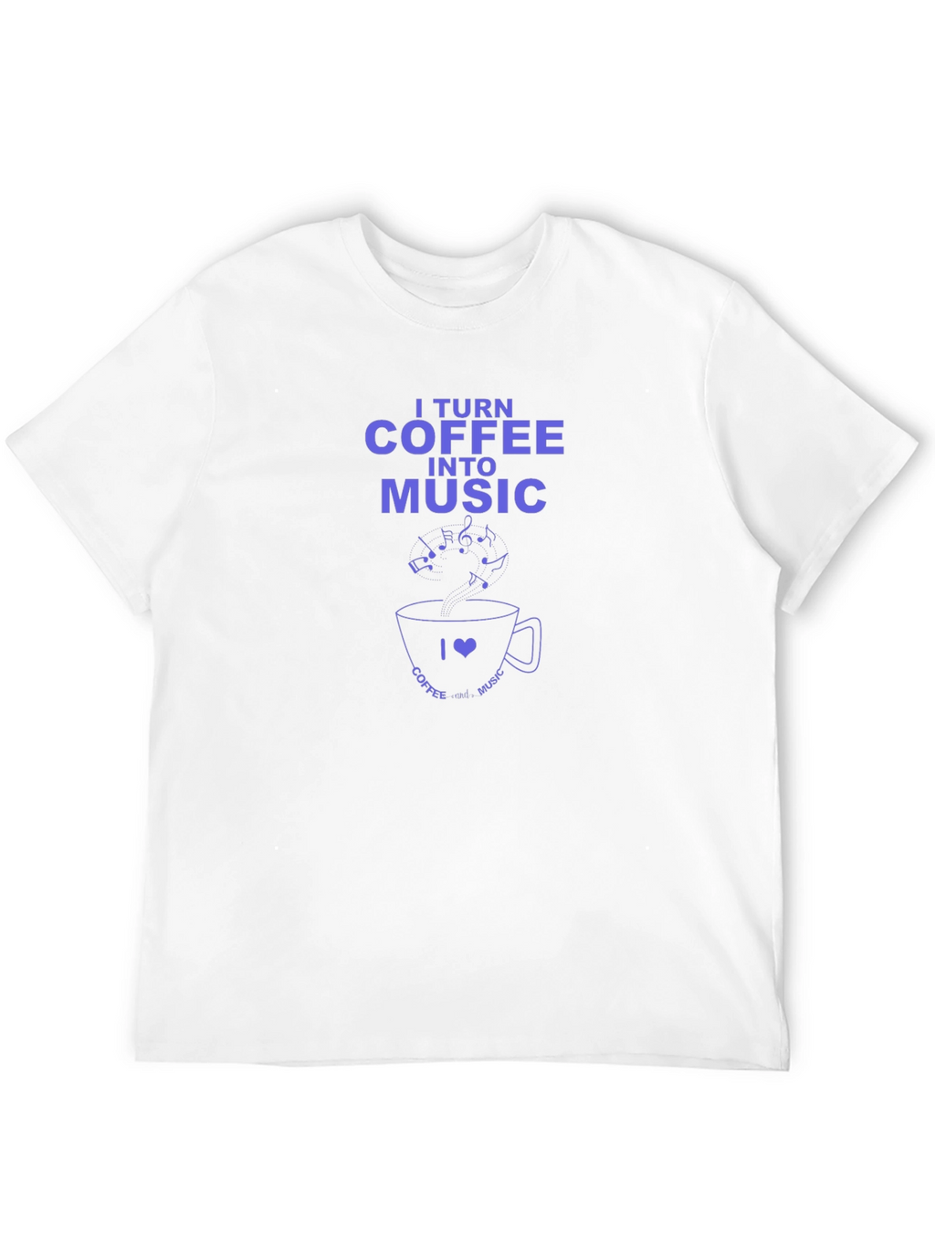 Coffee to Music Graphic T-Shirt