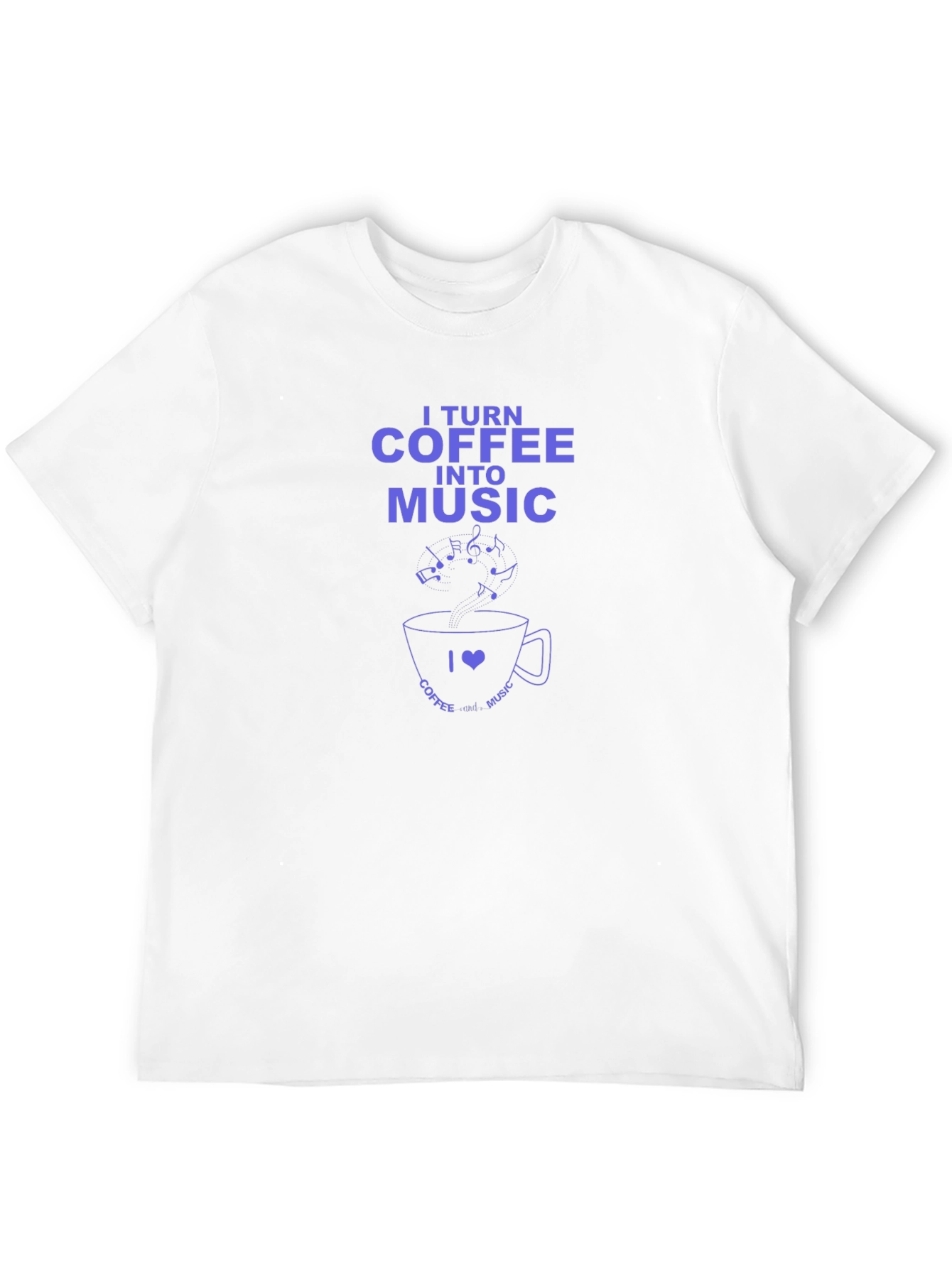 Coffee to Music Graphic T-Shirt