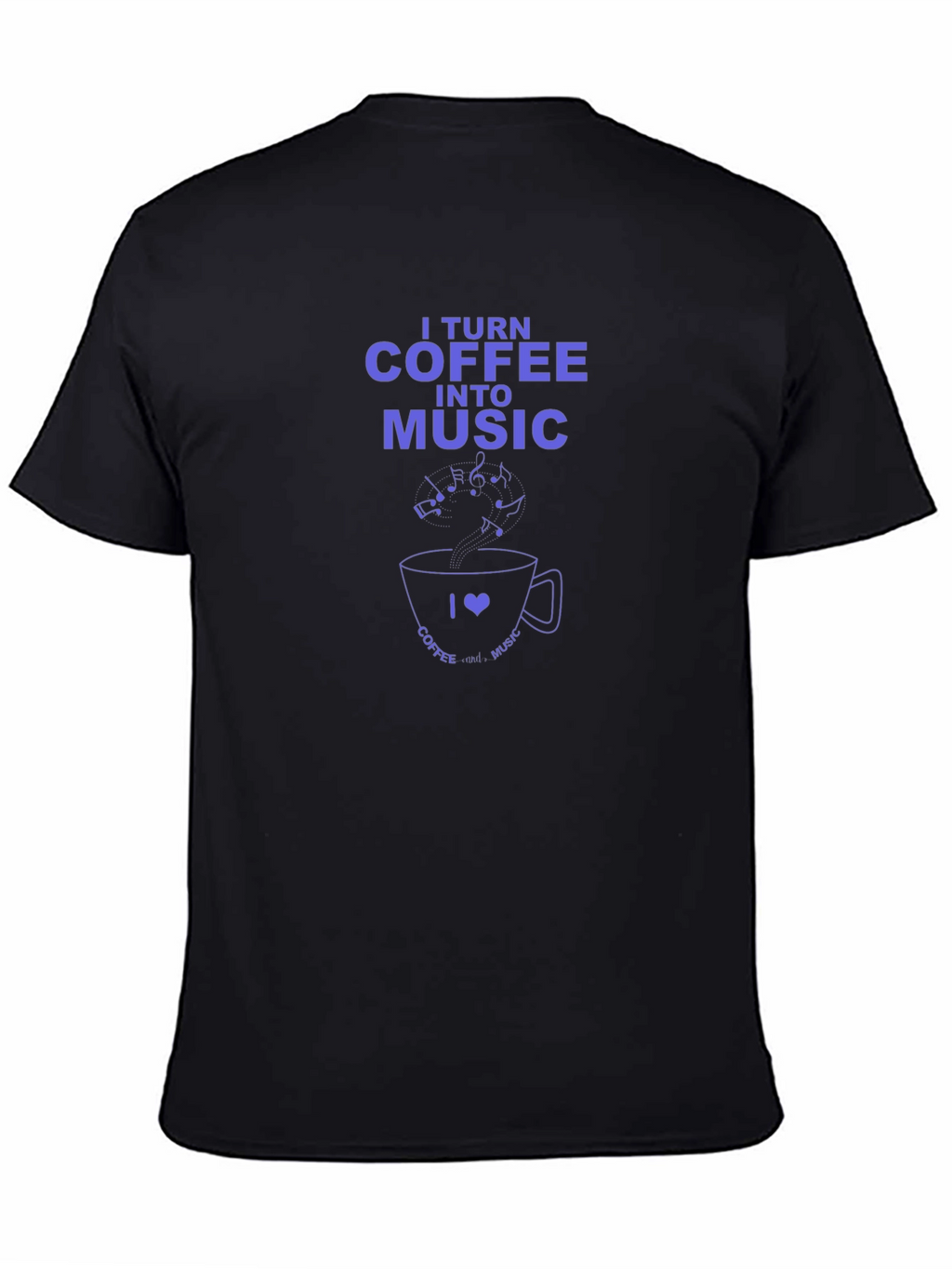 Coffee to Music Graphic T-Shirt