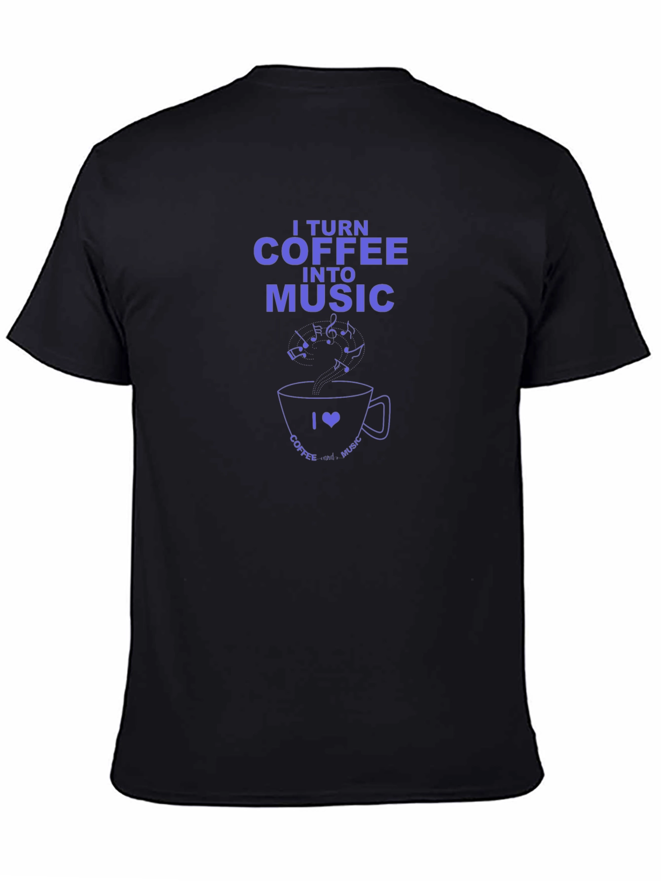 Coffee to Music Graphic T-Shirt