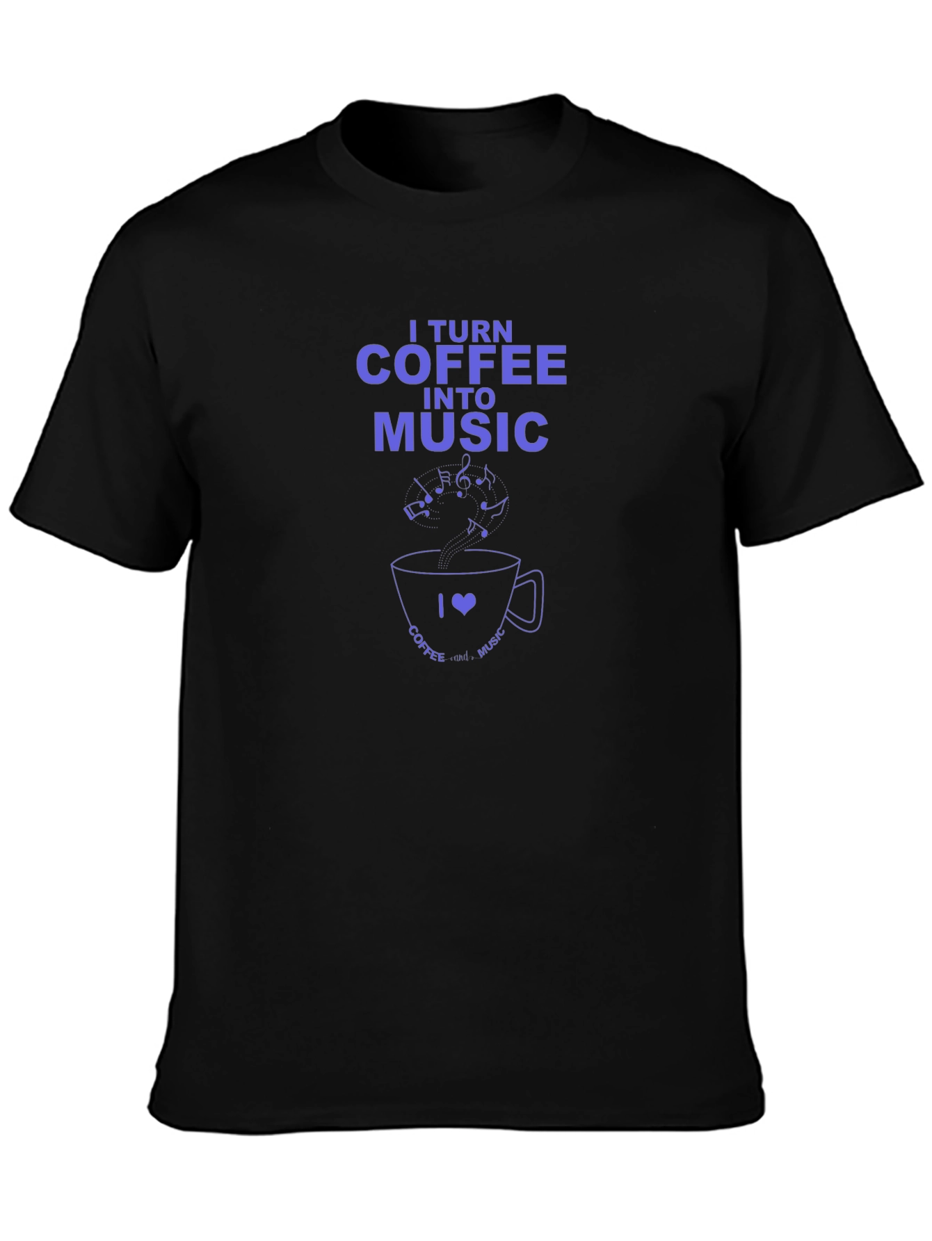 Coffee to Music Graphic T-Shirt