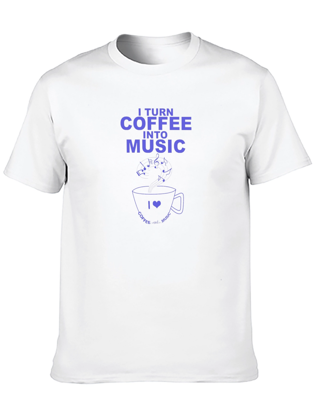 Coffee to Music Graphic T-Shirt