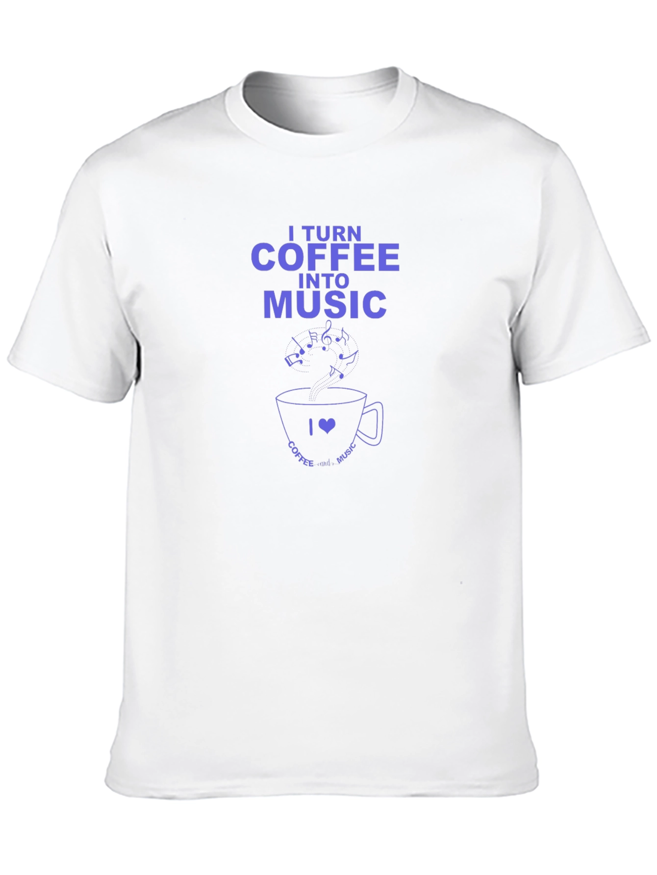 Coffee to Music Graphic T-Shirt