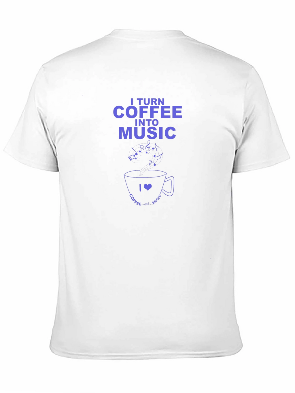 Coffee to Music Graphic T-Shirt