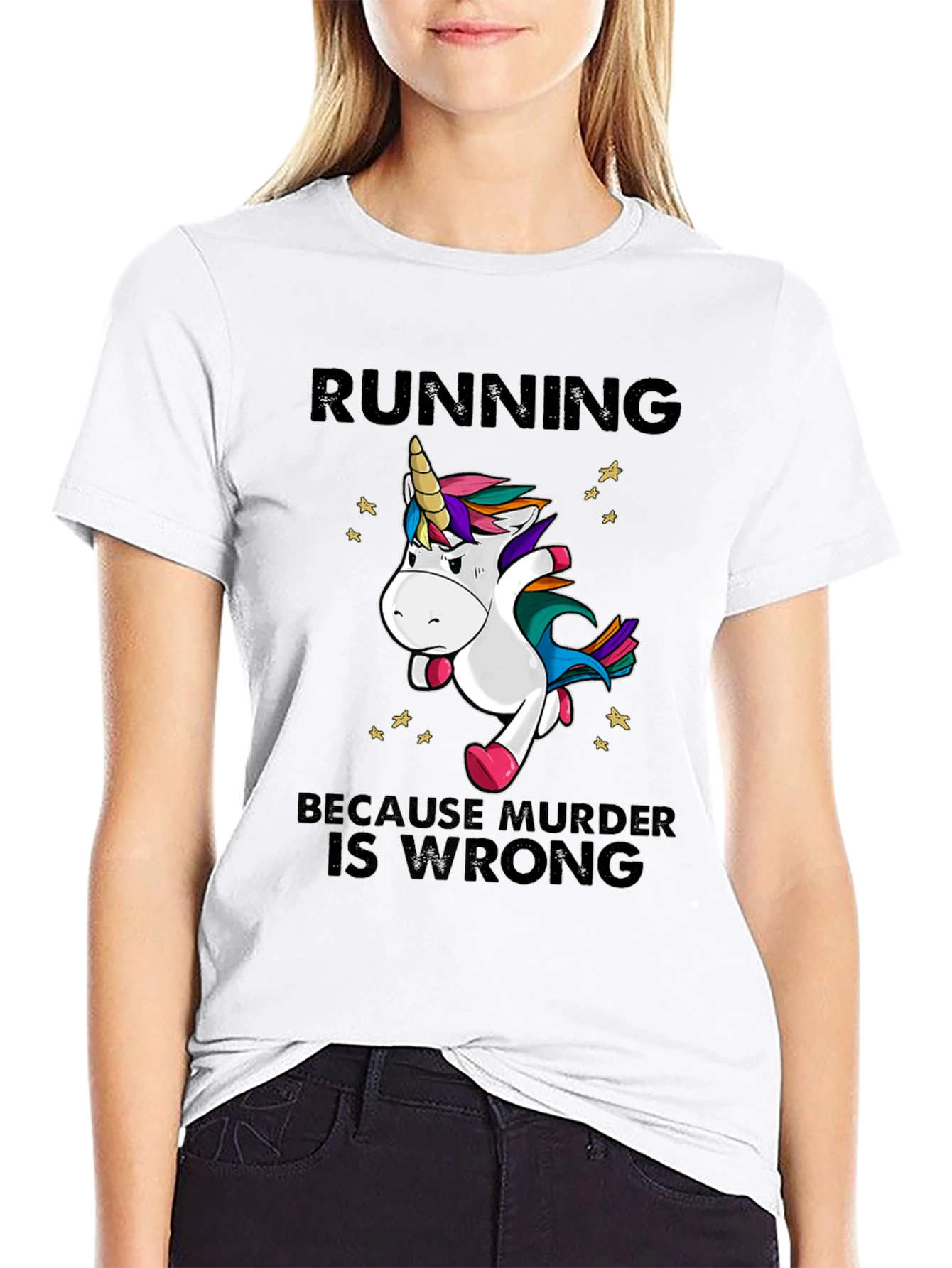 Running Because Murder is Wrong T-Shirt