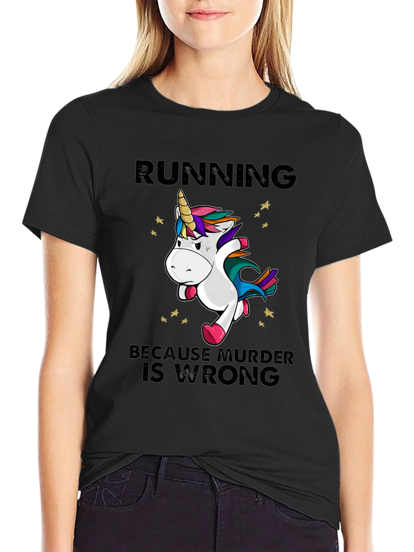 Running Because Murder is Wrong T-Shirt