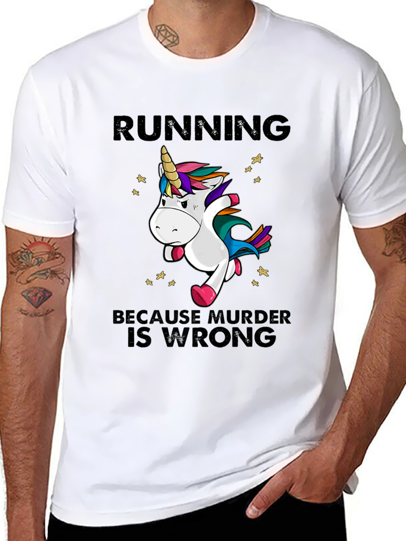 Running Because Murder is Wrong T-Shirt