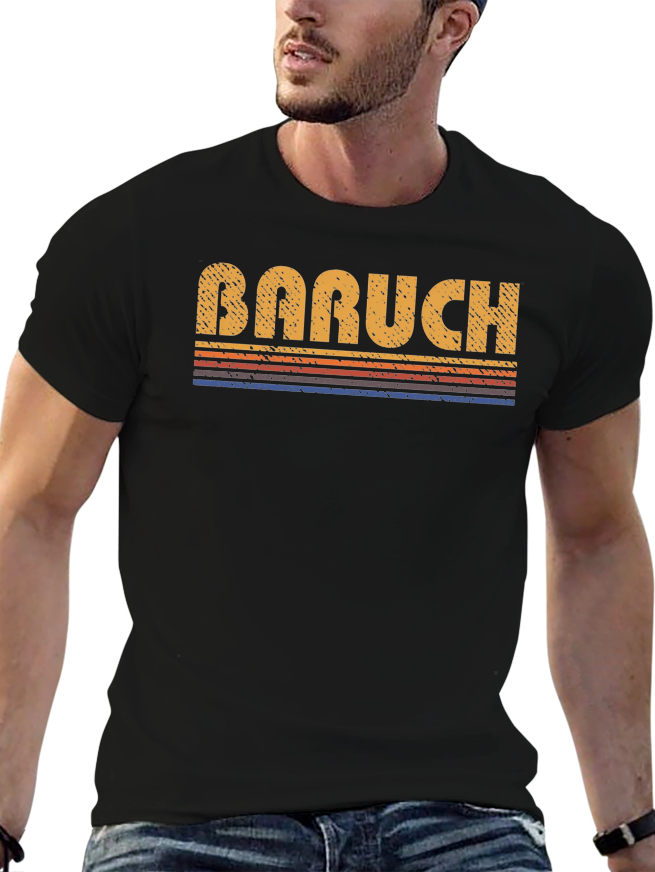 Baruch Retro Graphic T-Shirt - Vintage Style Tee