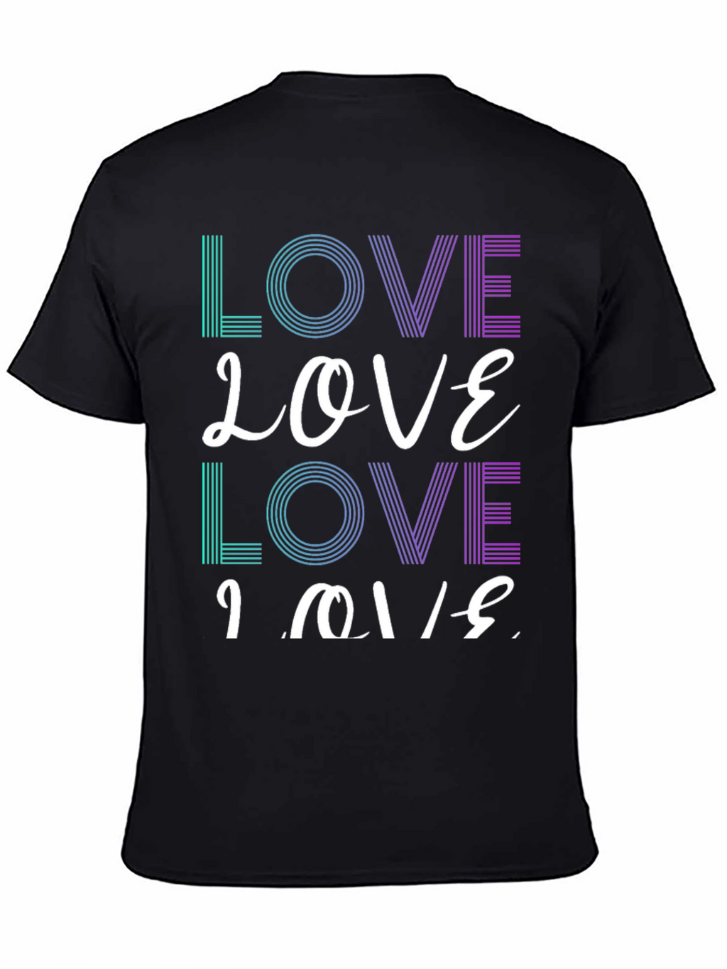 LOVE Graphic Print Tee Shirt