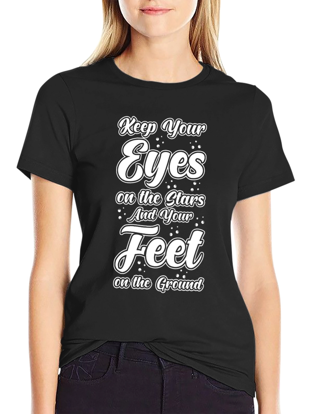 Keep Your Eyes on the Stars Graphic T-Shirt
