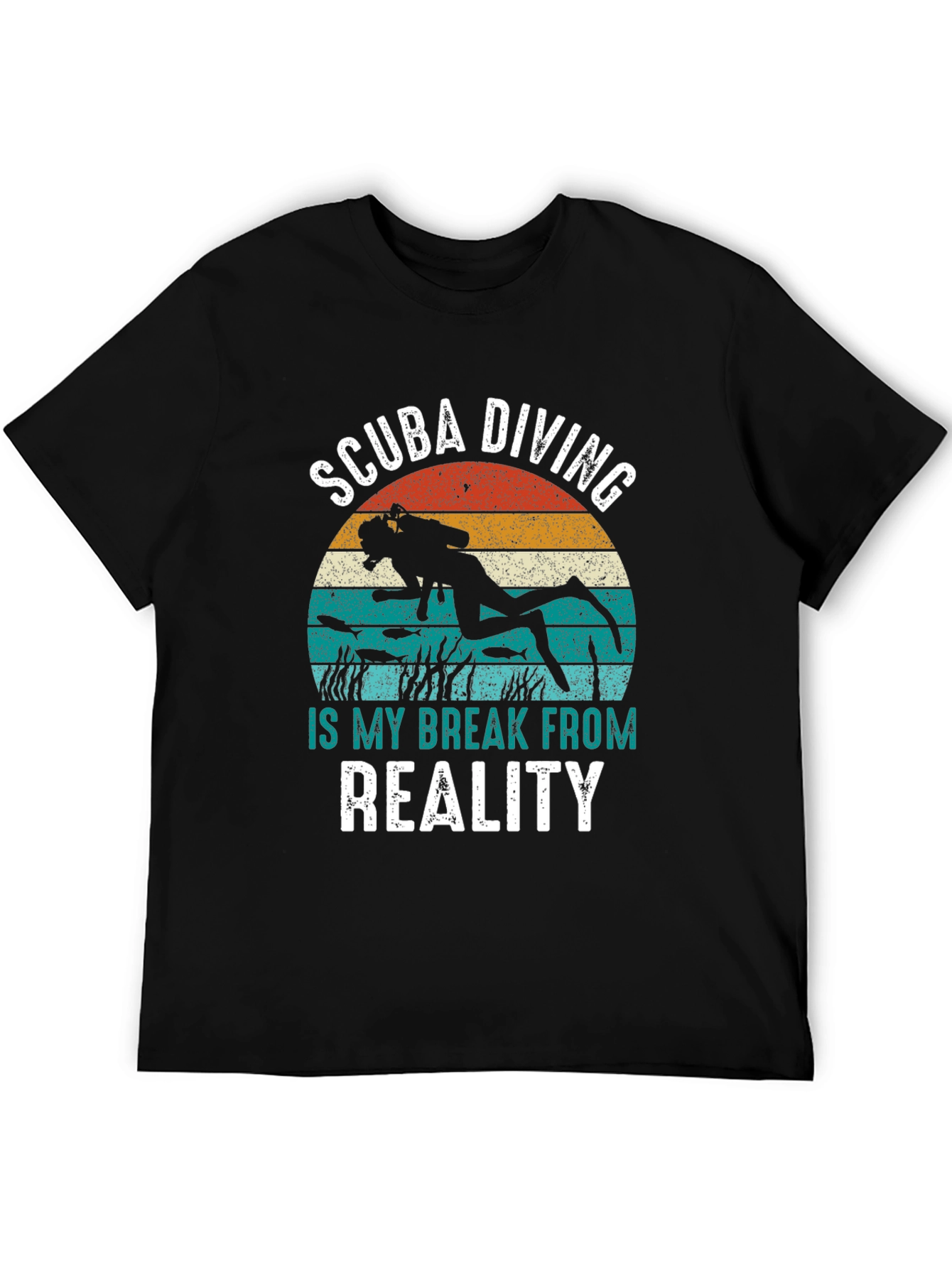 Scuba Diving Break From Reality Tee