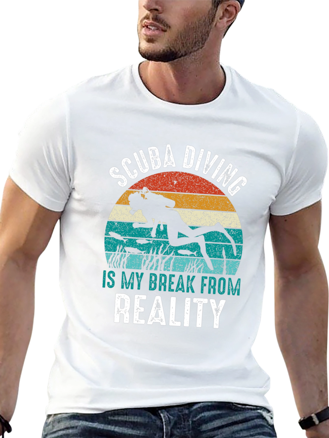Scuba Diving Break From Reality Tee