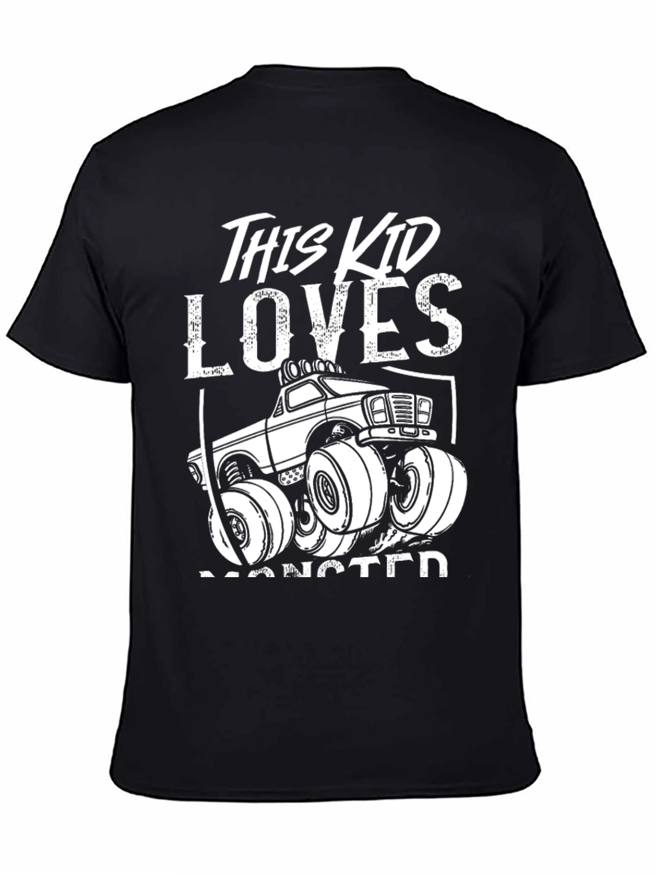 Monster Truck Kids T-Shirt