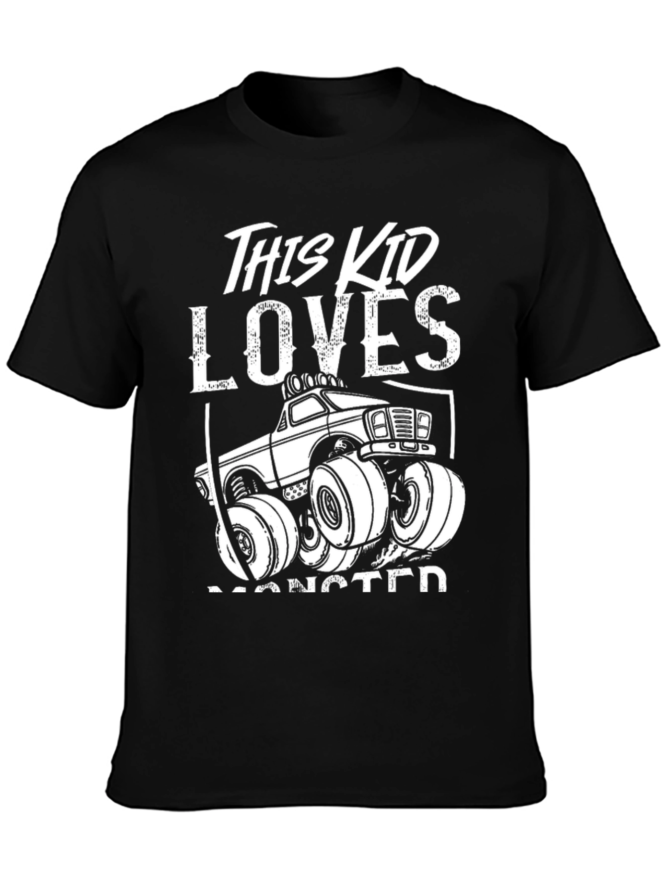 Monster Truck Kids T-Shirt