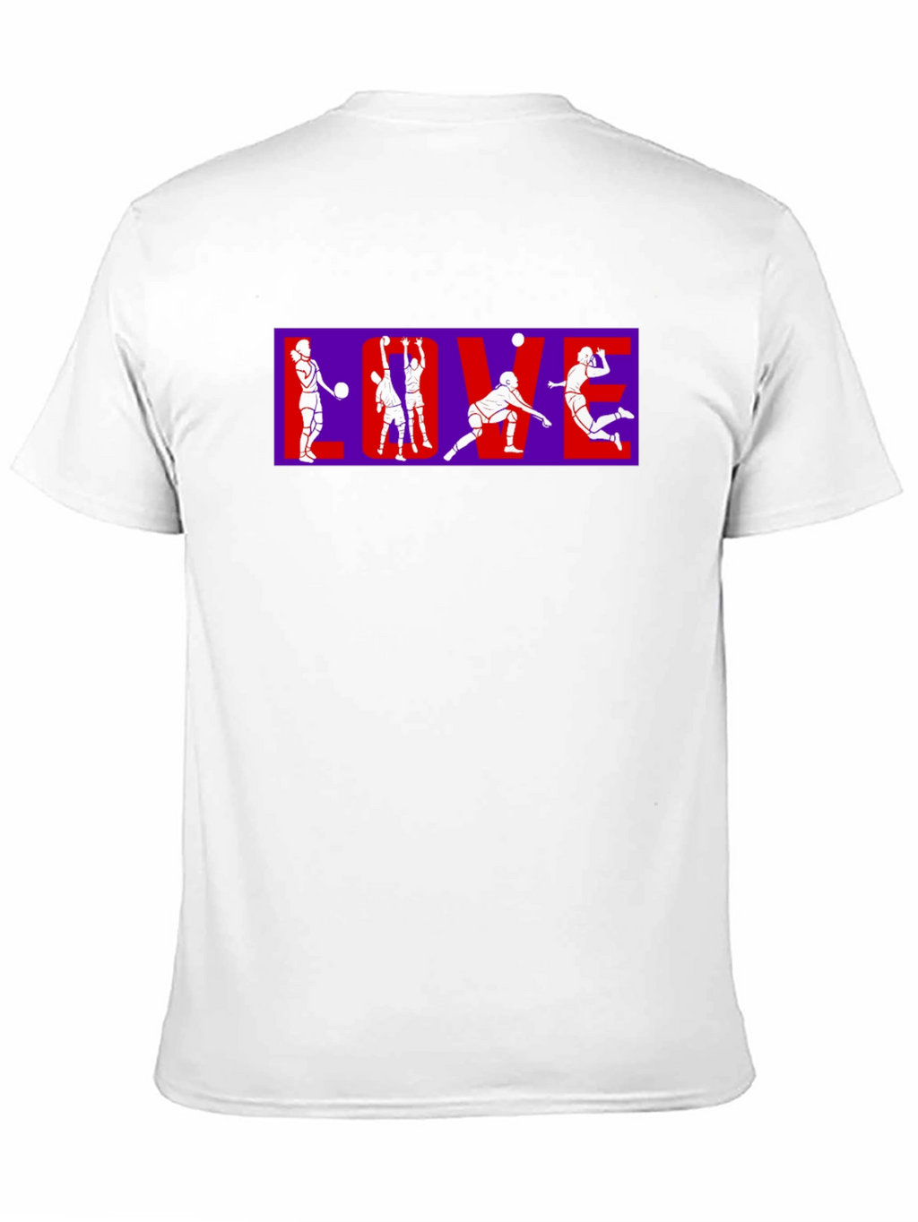 Volleyball Love Black T-Shirt