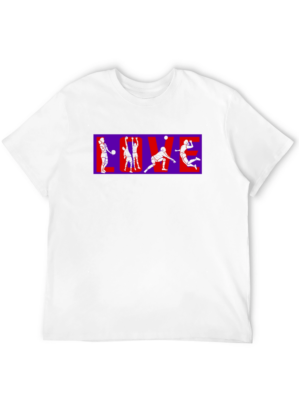 Volleyball Love Black T-Shirt