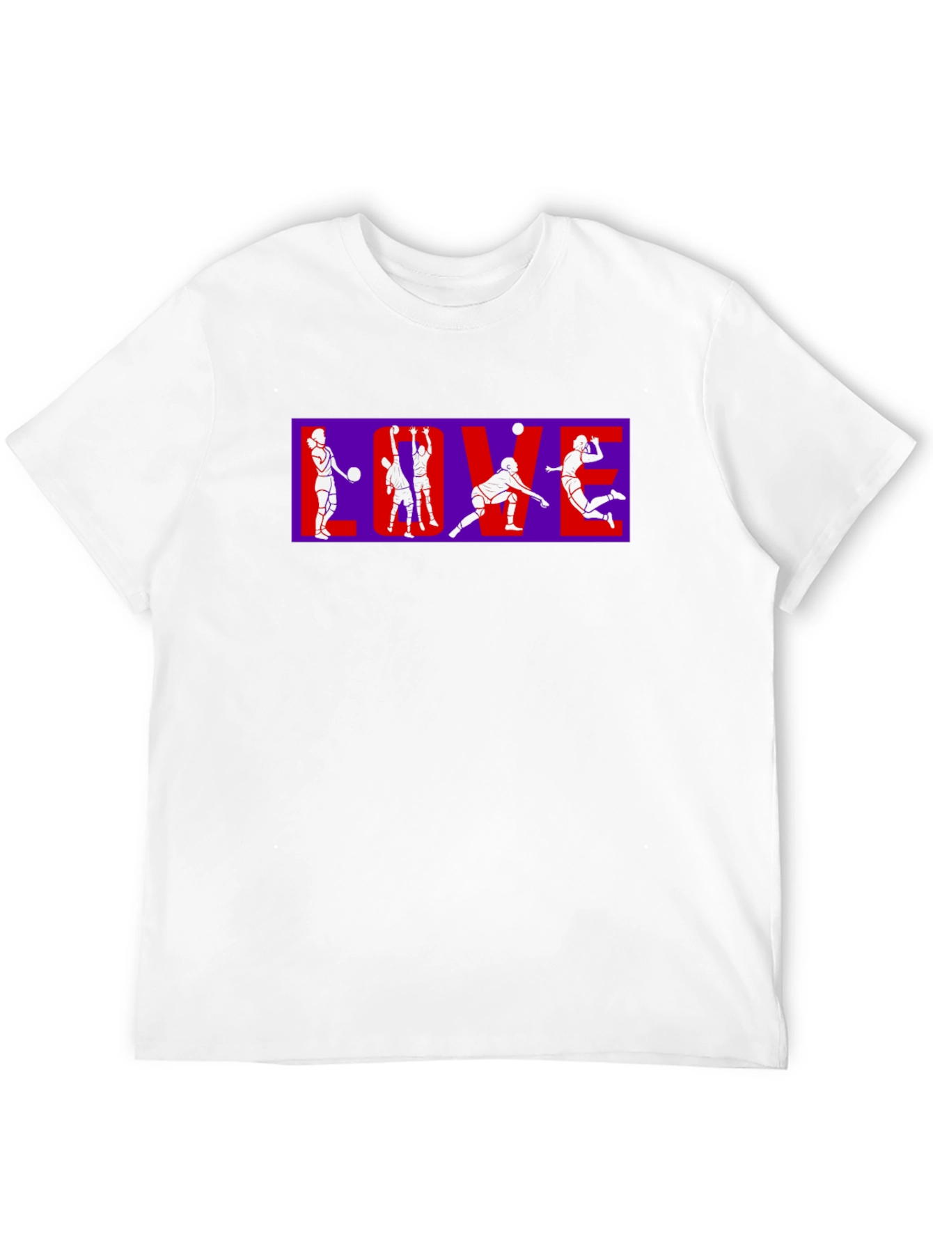Volleyball Love Black T-Shirt
