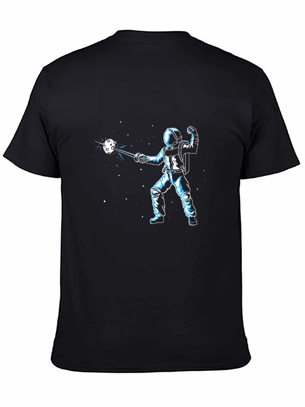 Astronaut Space Fencing Graphic Tee