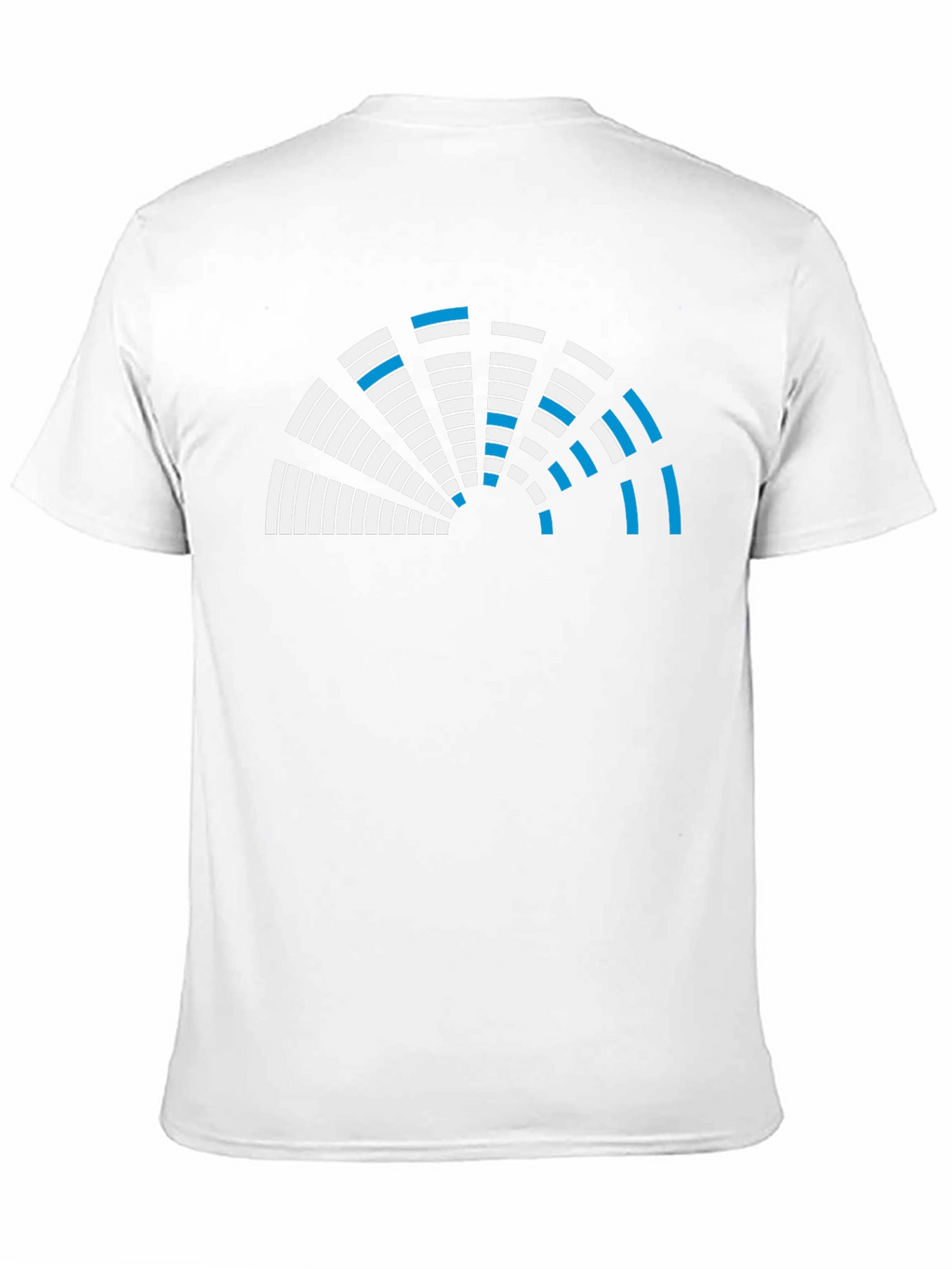 Abstract Graphic Tee - Black Crew Neck Shirt
