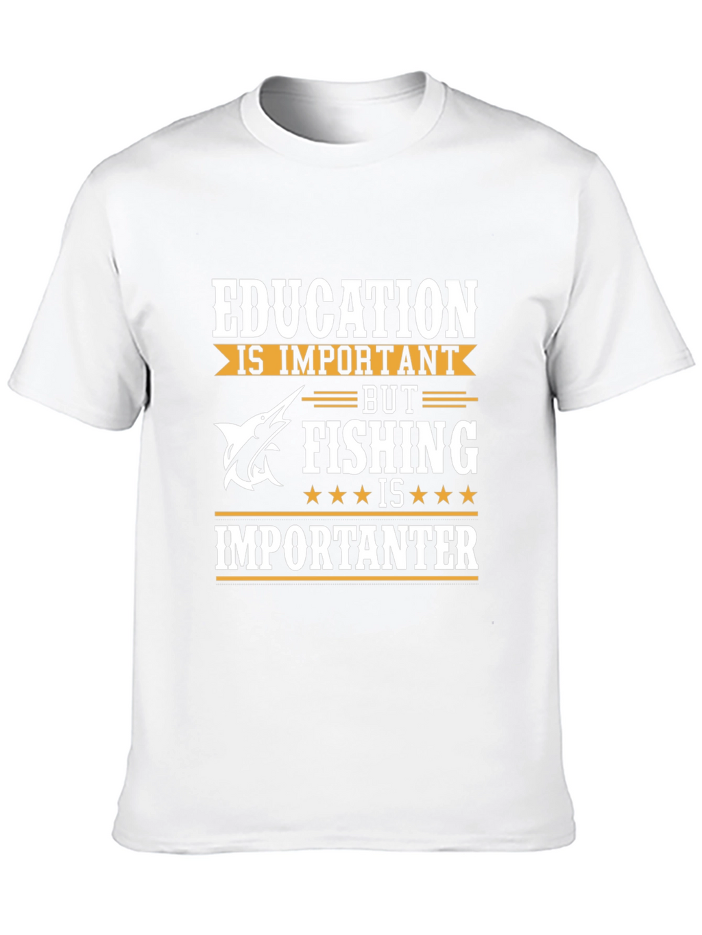 Fishing is Importanter Mens Graphic Tee
