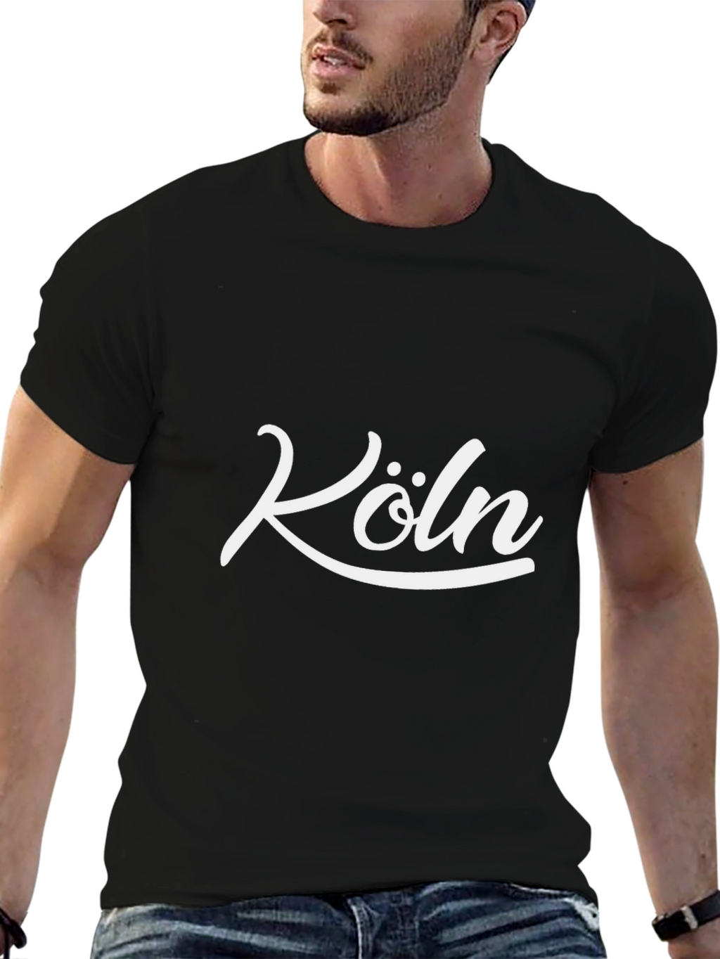 Köln Black T-Shirt | Stylish City Pride Tee