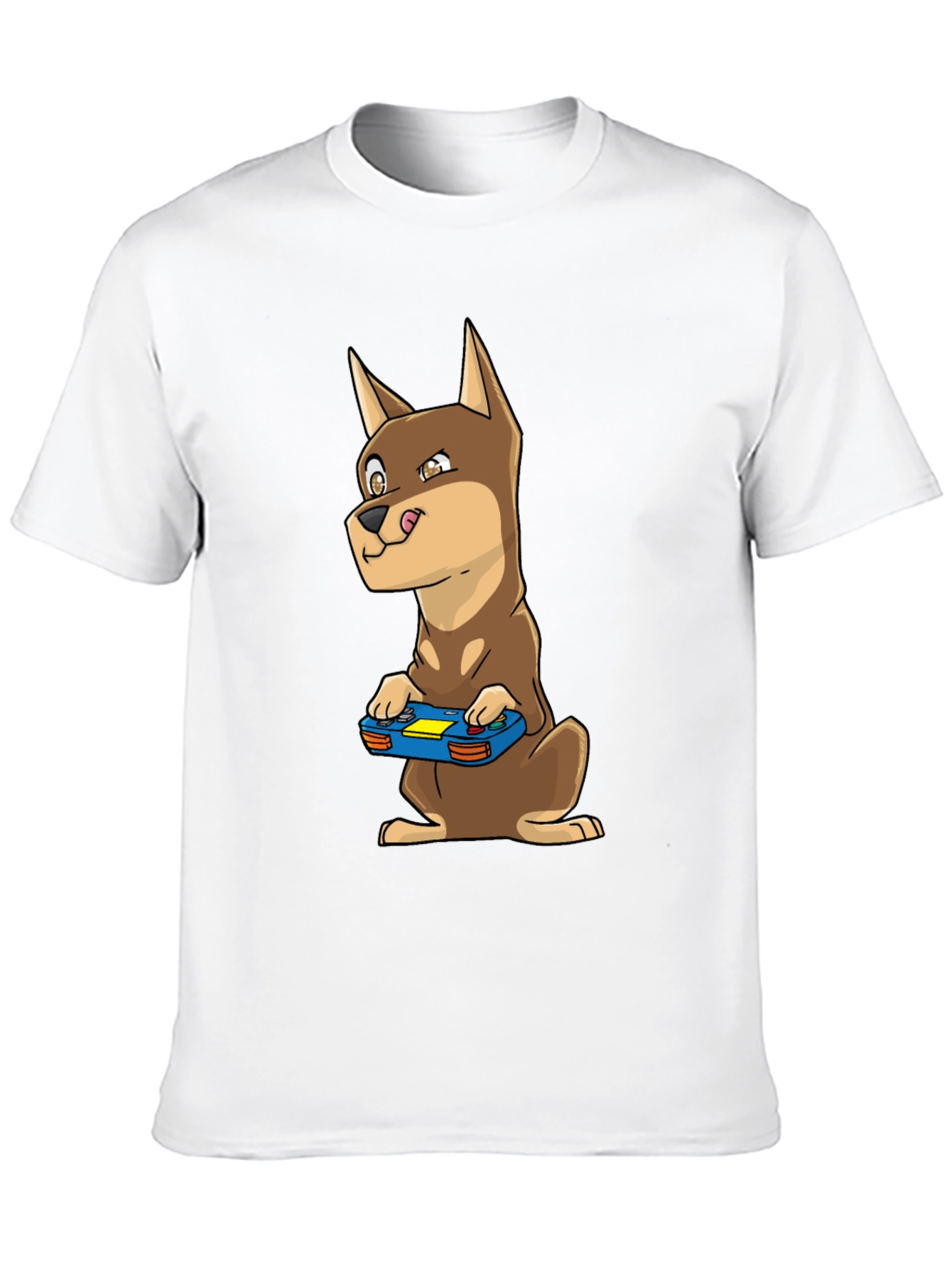 Dog Gamer T-Shirt - Funny Canine Video Game Tee