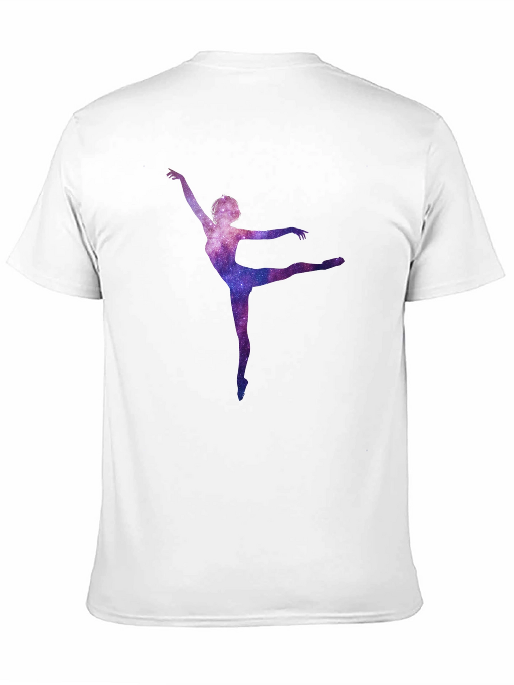 Galaxy Ballerina Black T-Shirt