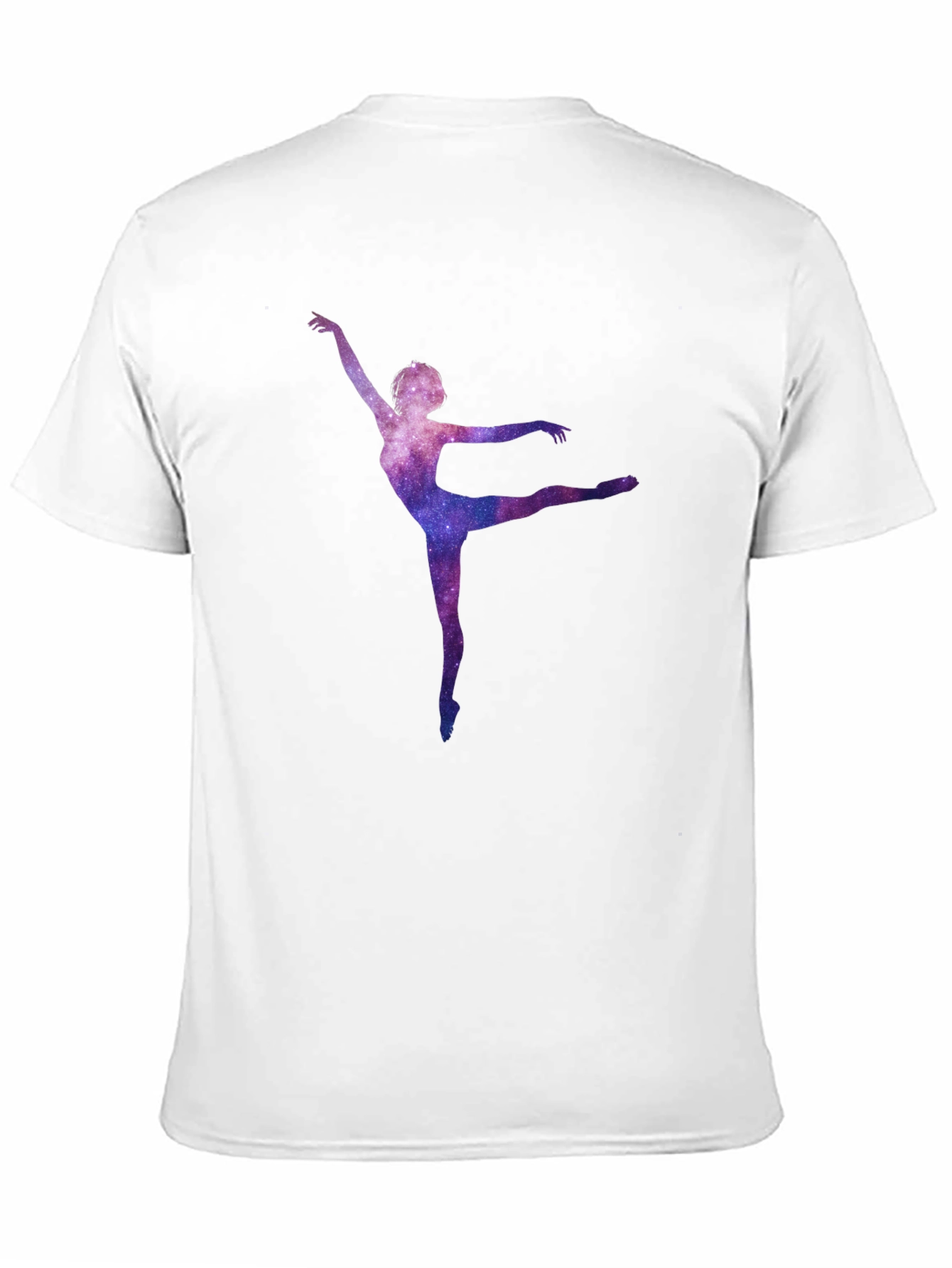Galaxy Ballerina Black T-Shirt