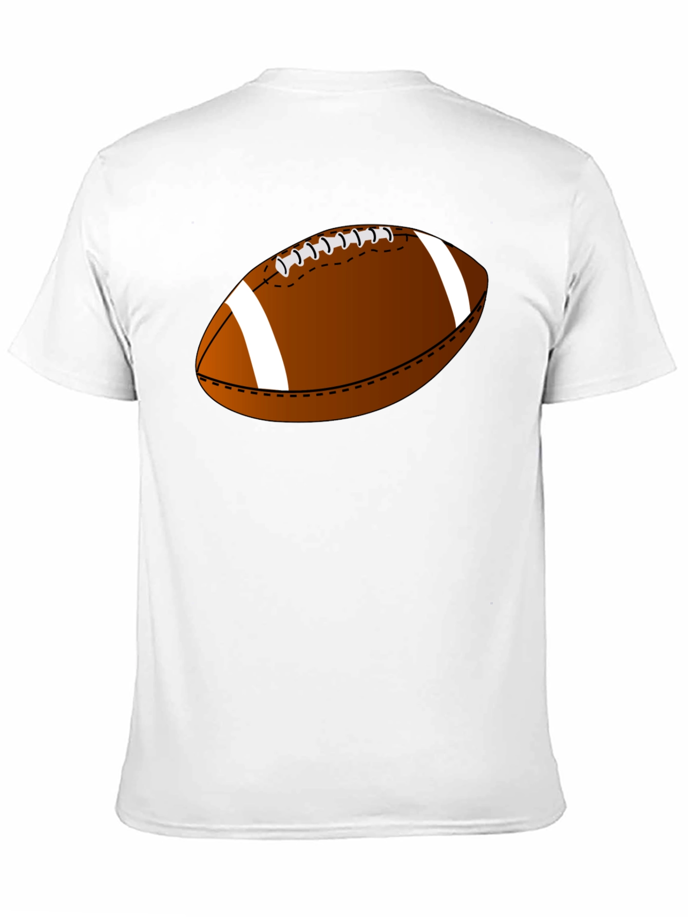 Football Graphic Tee - Casual Black T-Shirt